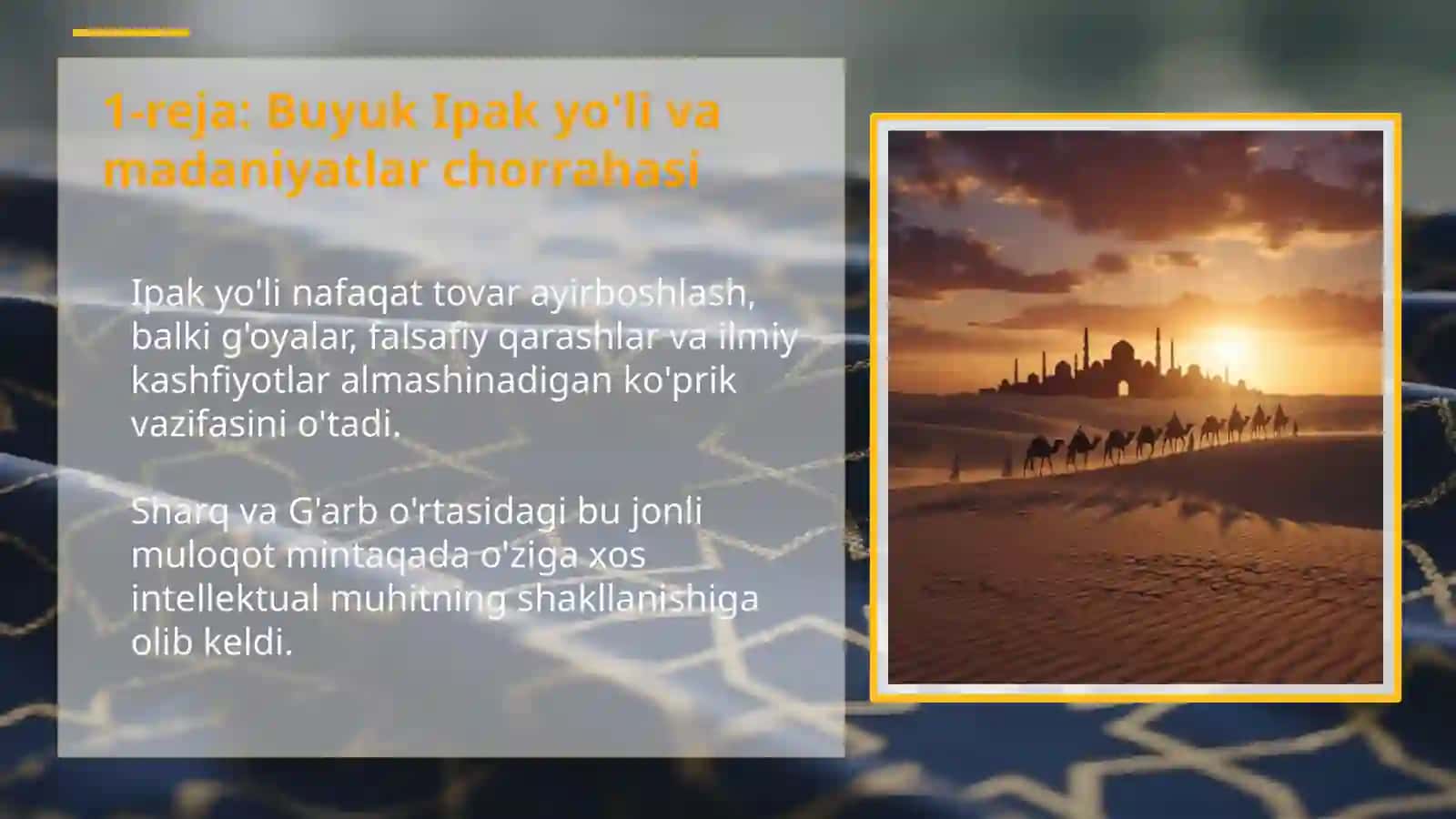 IX-XII asrlarda Sharq Uyg'onish davri: Ma'rifat va tafakkur cho'qqisi 4