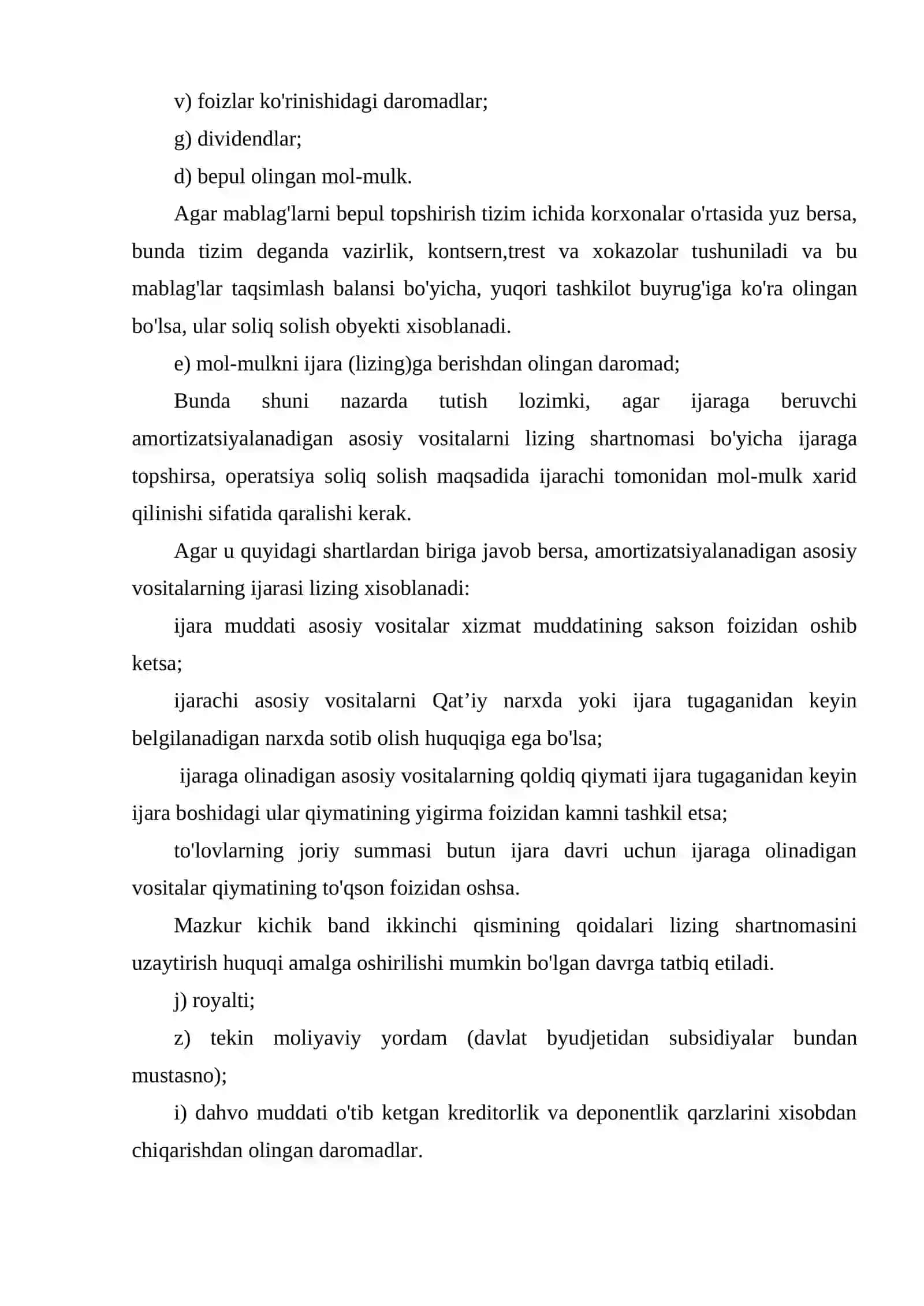 Yuridik shaxslardan olinadigan foyda solig’i 4