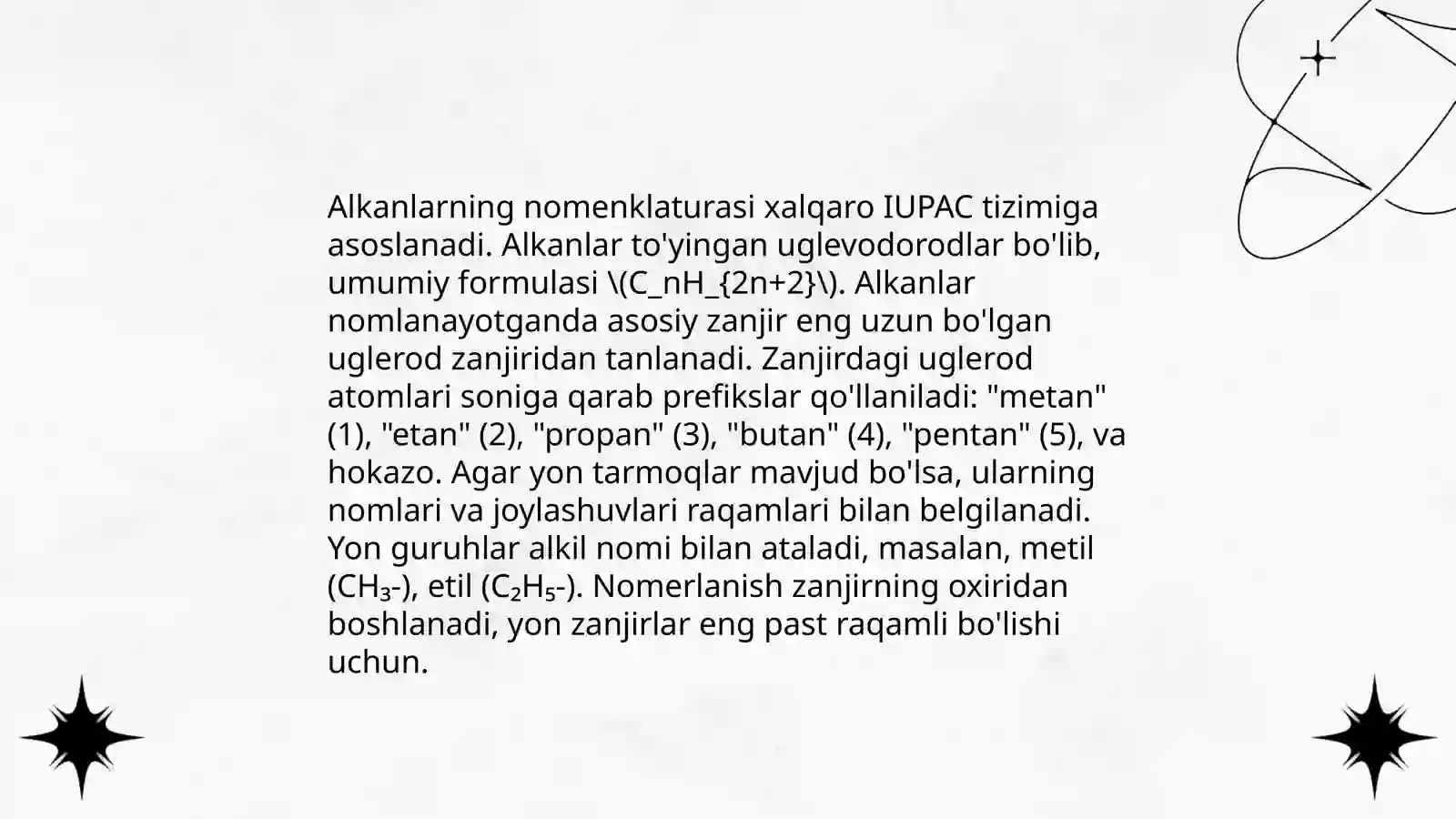 Alkanlar sikloalkanlar 4
