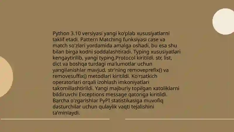 Python 3.9 yangiliklari 4
