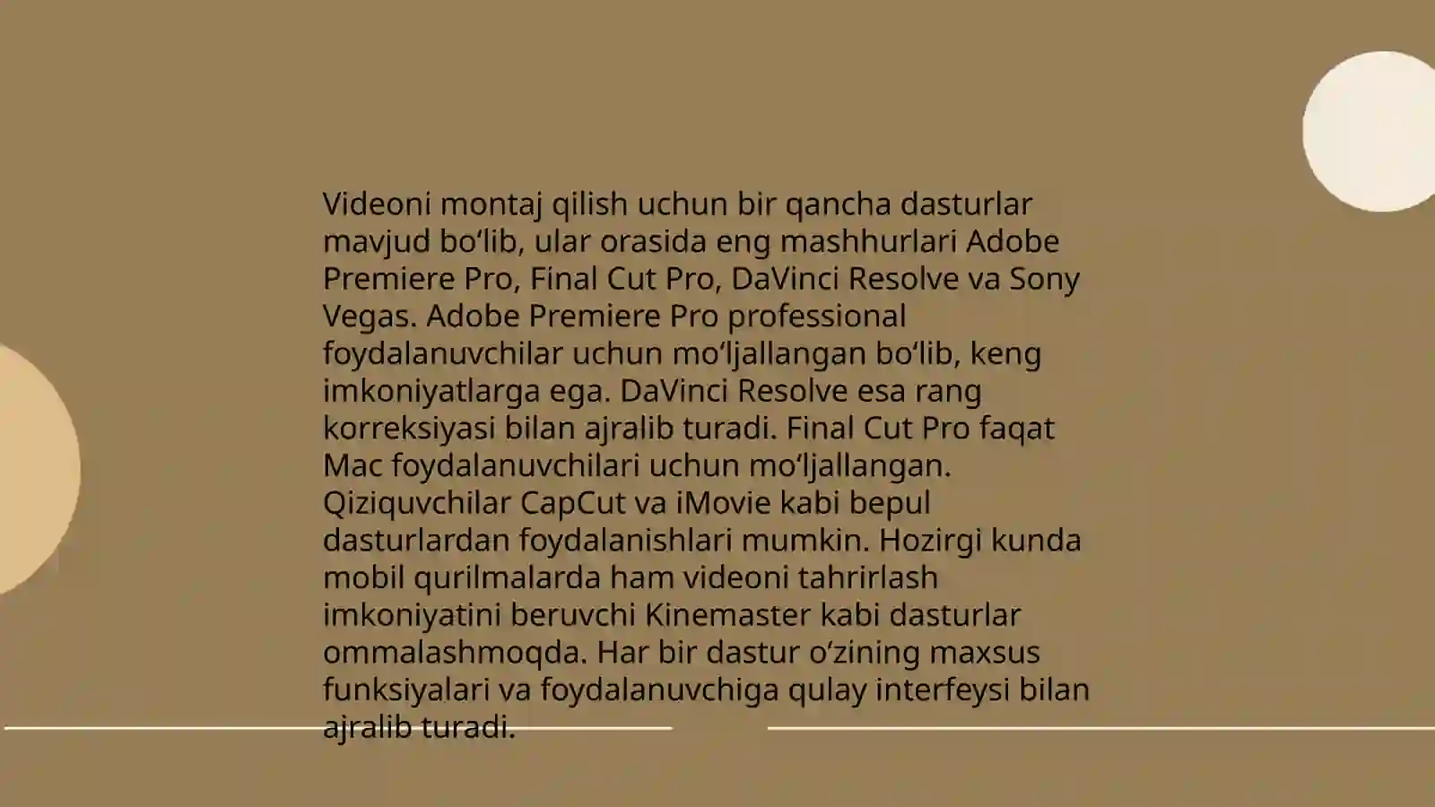 Videoni montaj dasturlari 4