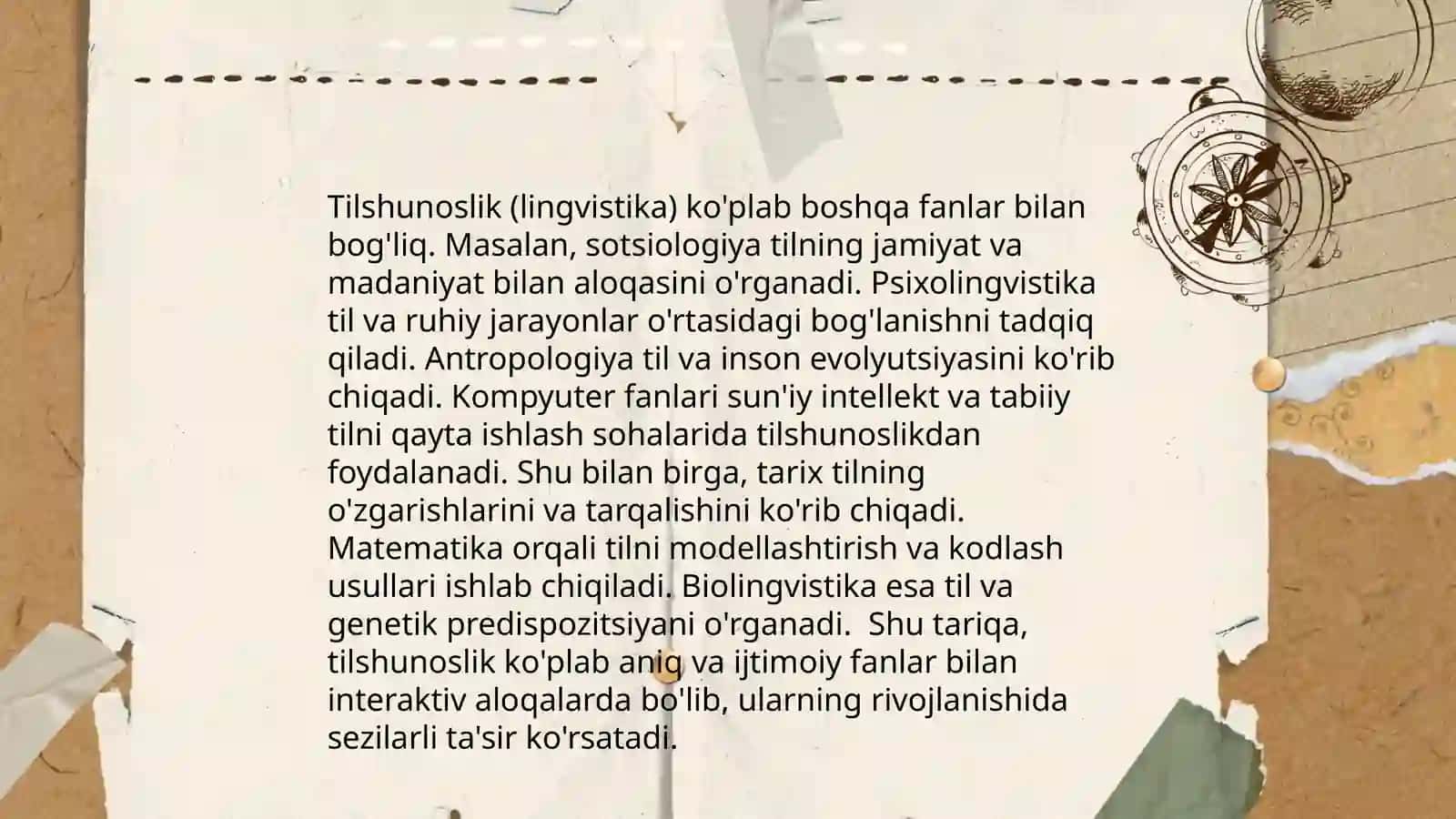Tilshunoslik fanining oʻrganish obyekti 4