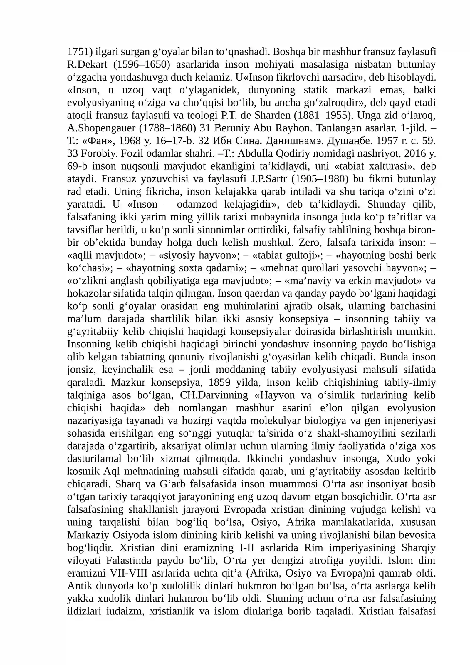 INSON FALSAFASI (FALSAFIY ANTROPOLOGIYA) 4