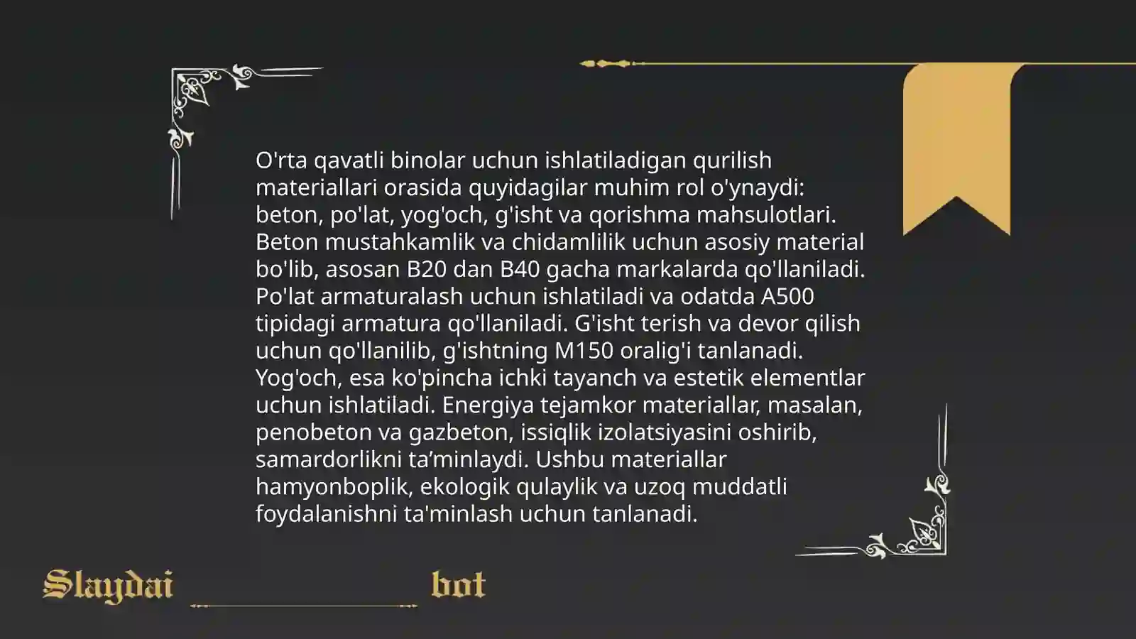 O'rta qavatli turar-joy binolari 4