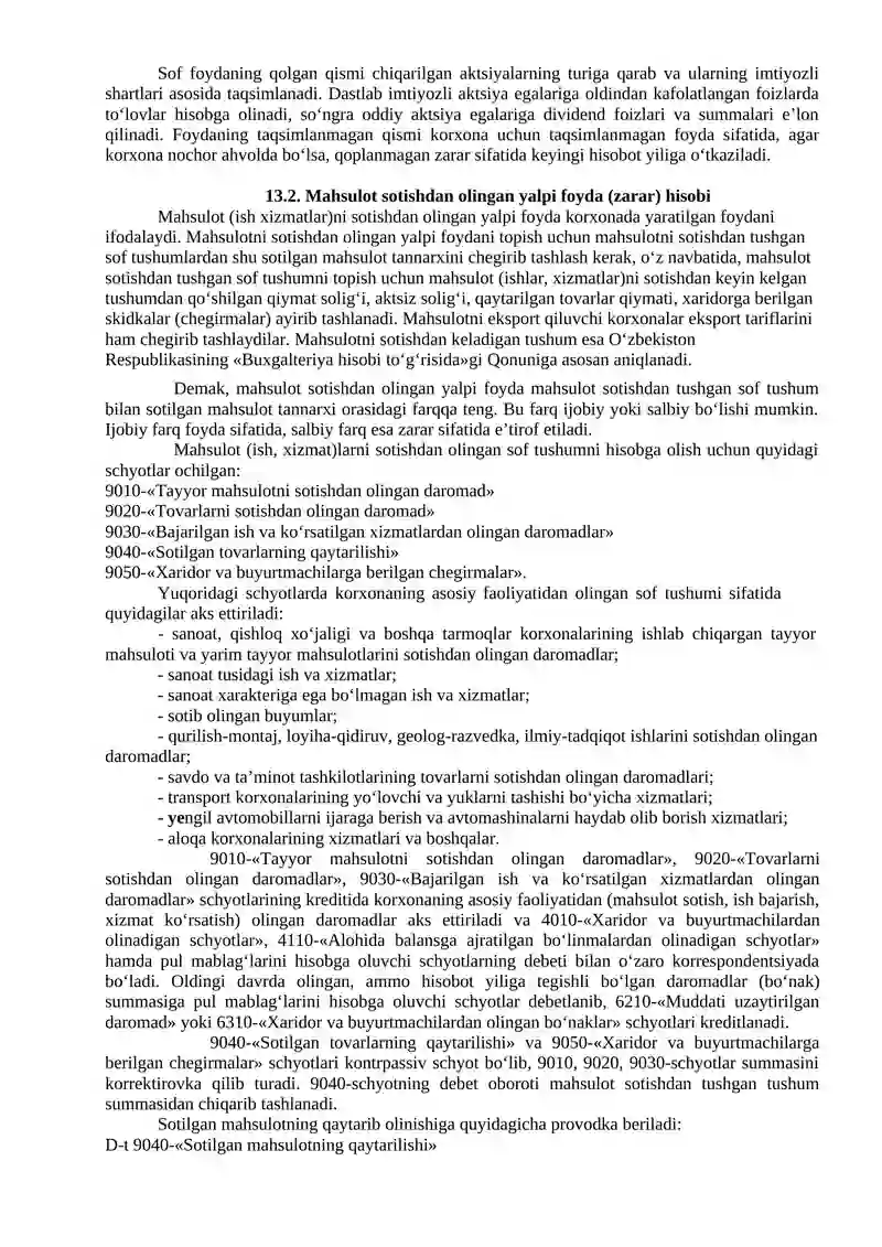 MAVZU. MOLIYAVIY NATIJALAR HISOBI 4