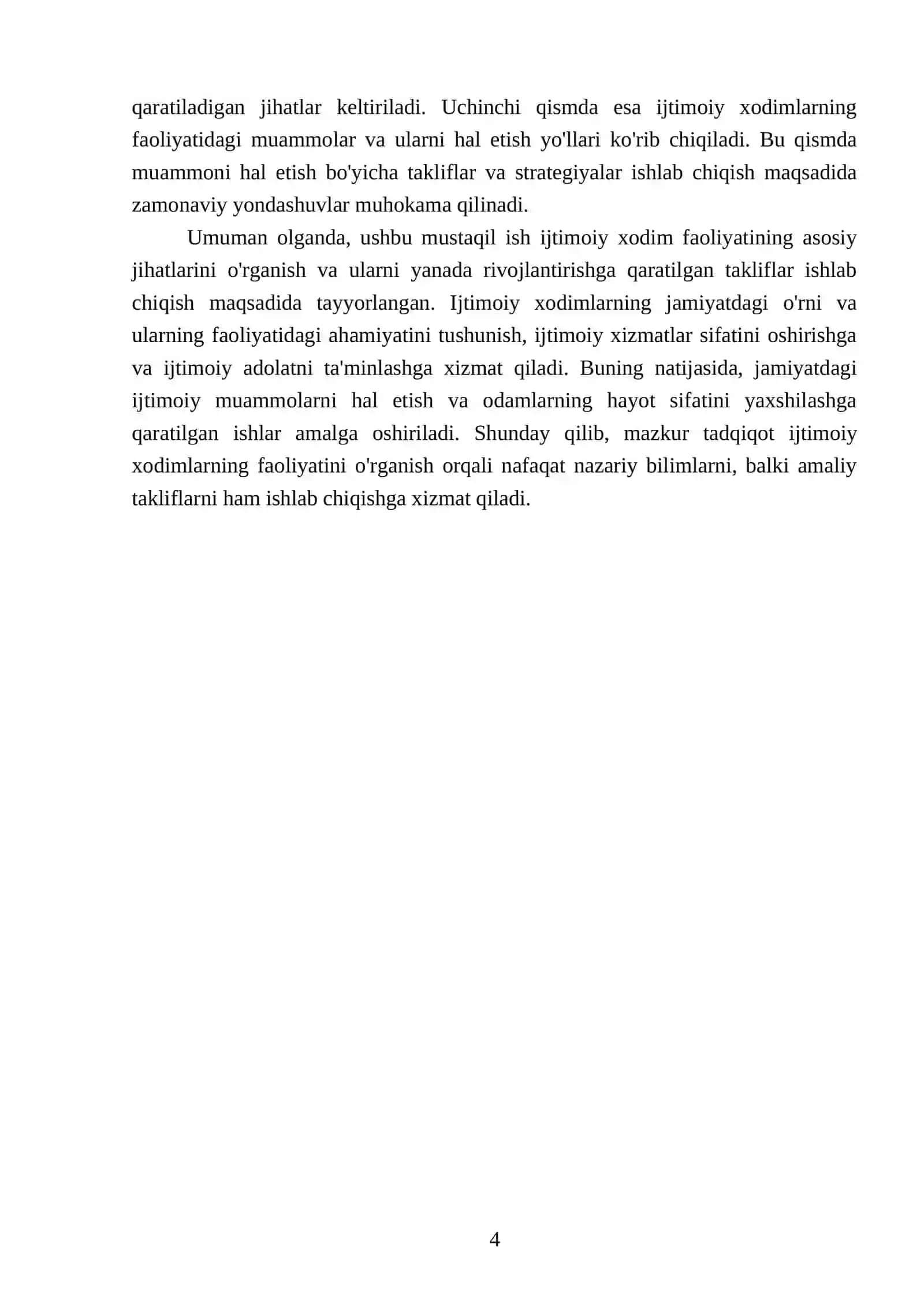 Ijtimoiy xodim faoliyati, vazifalari, huquqlari va majburiyatlari 4