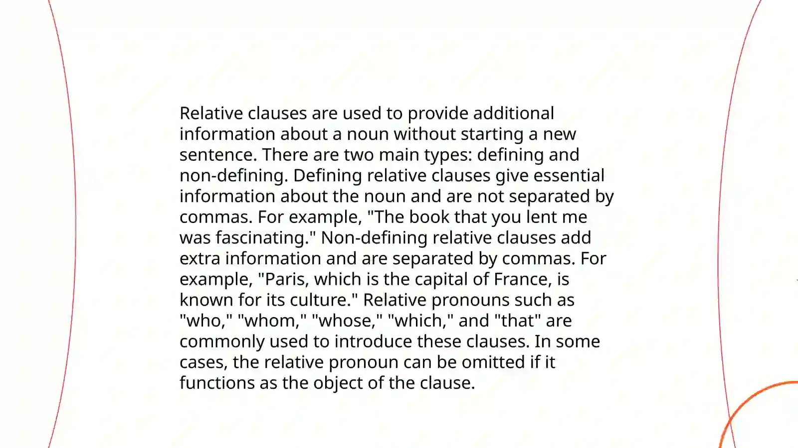 Relative Clauses 4