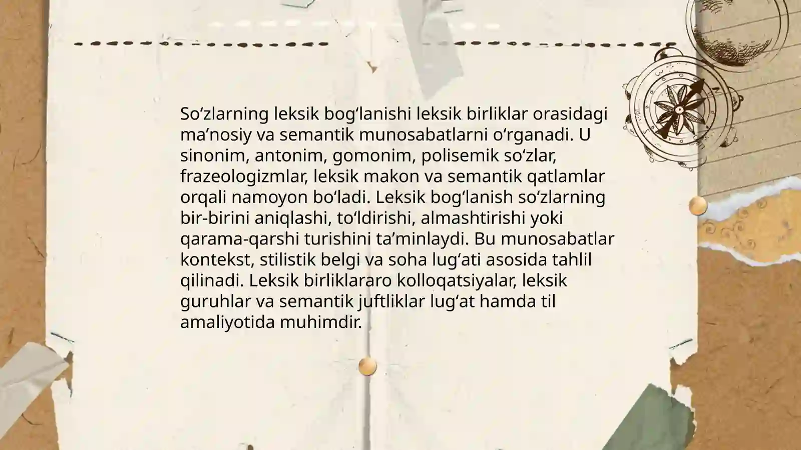 So‘zlarning o‘zaro bog‘lanishi 4