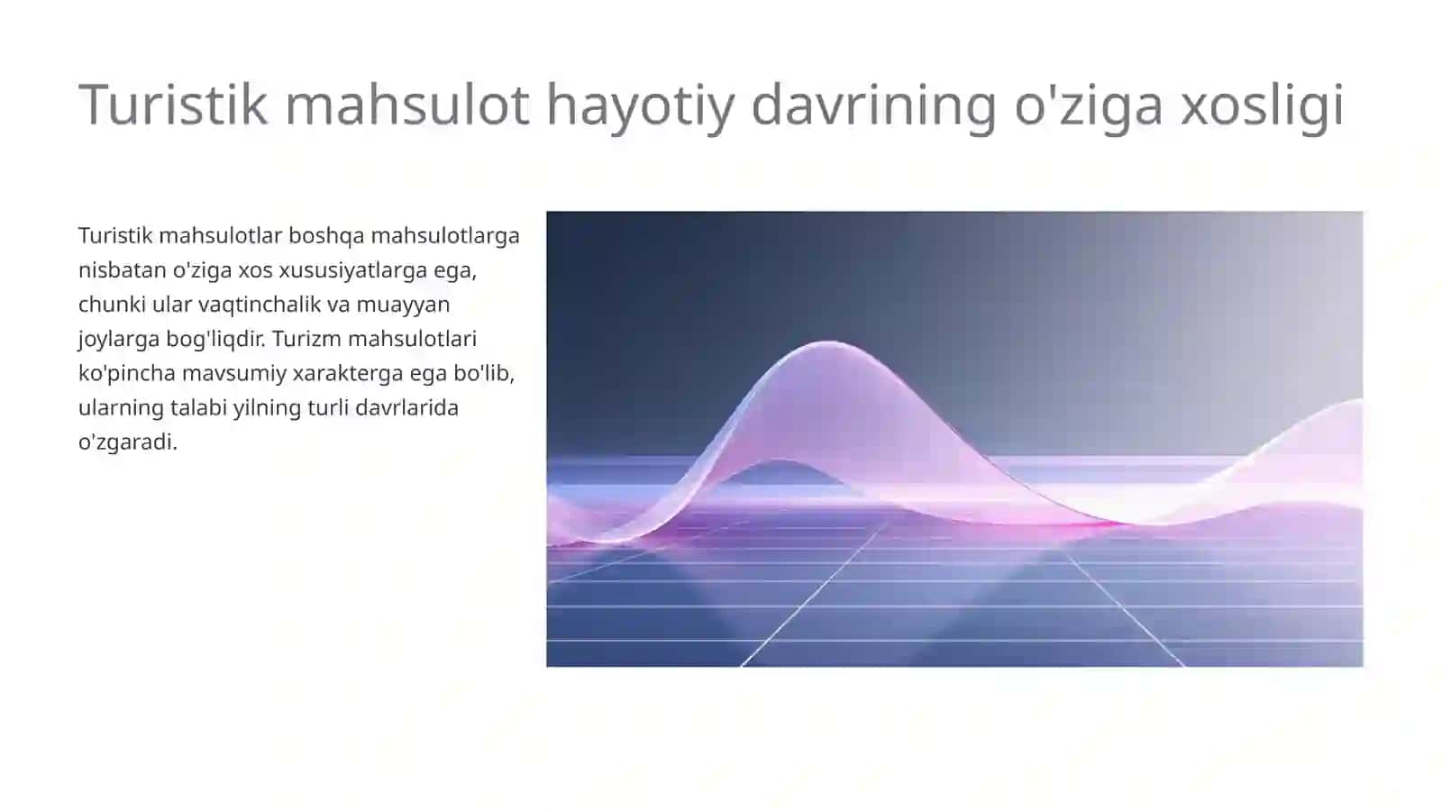 Turistik mahsulotning hayotiy davri 4