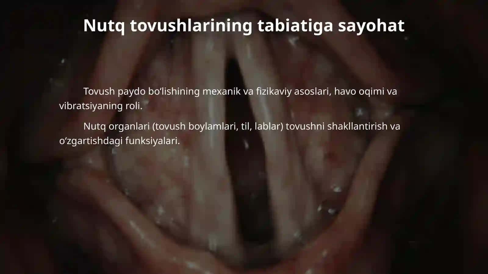 Nutq tovushlarining fonetik oʻzgarishlari 4