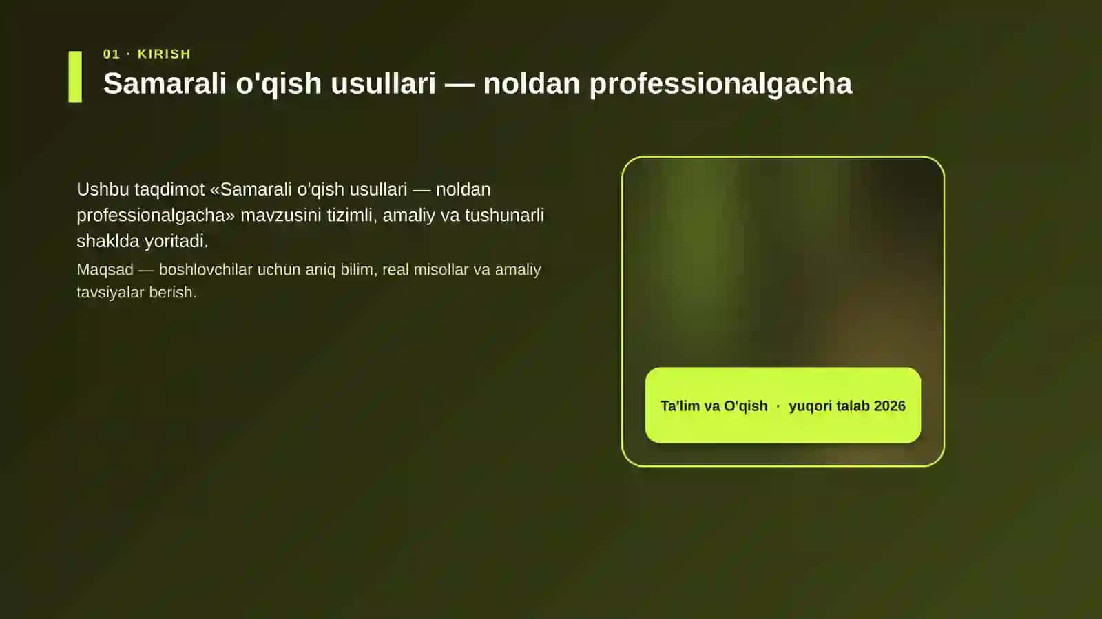 Samarali o'qish usullari — noldan professionalgacha 4
