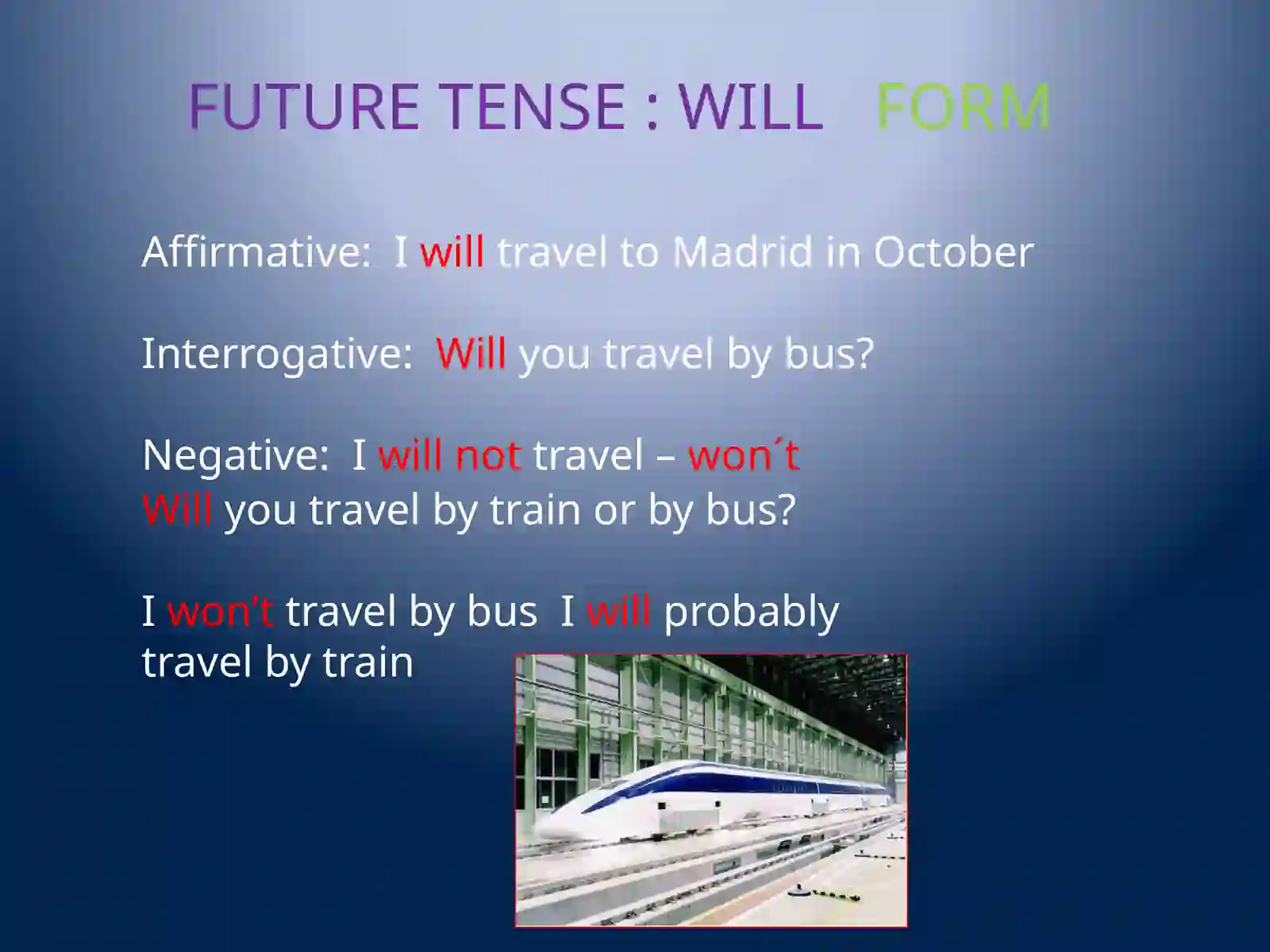FUTURE FORMS WILL GOING TO 4