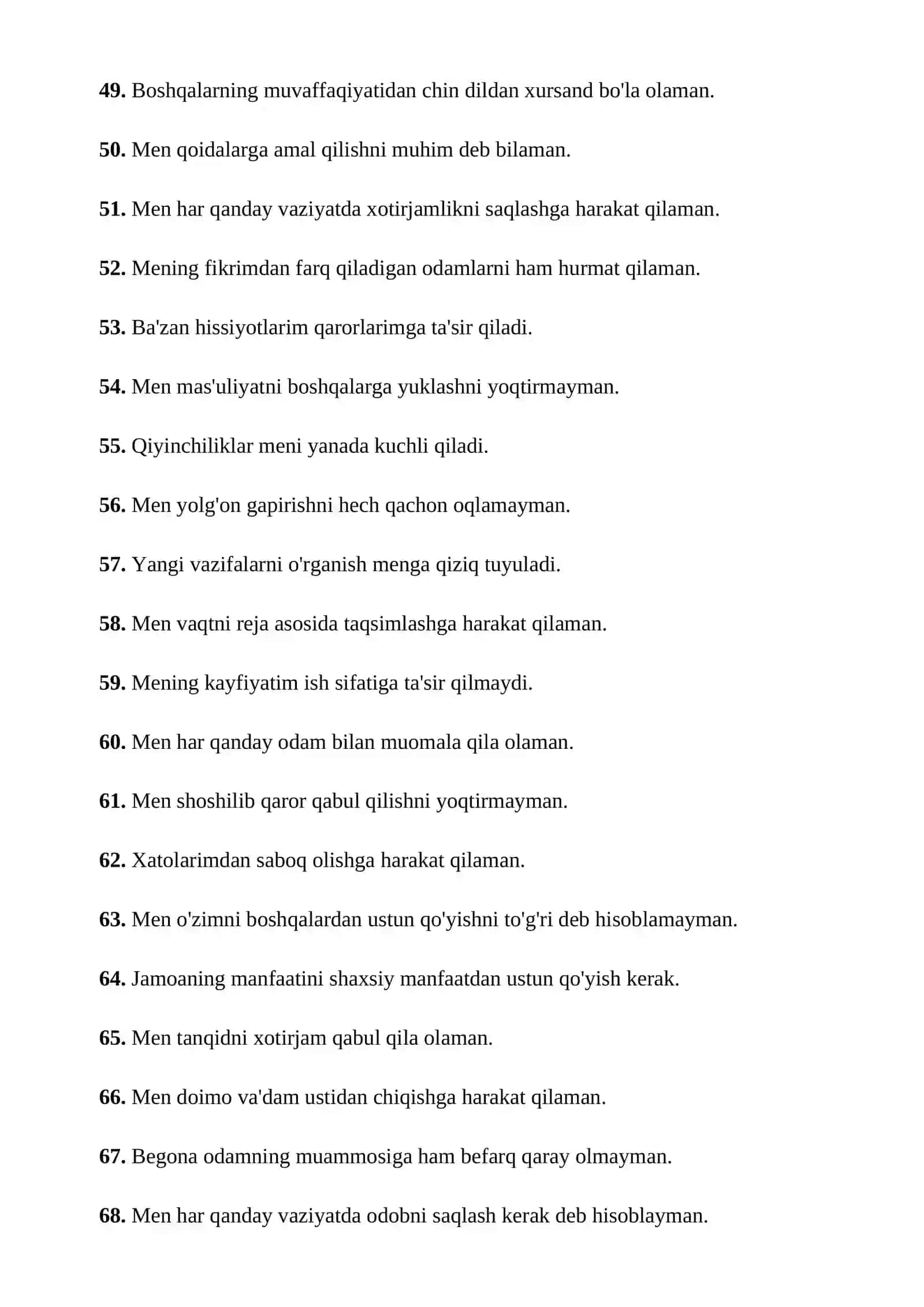 Bojxona idoralariga ishga kirish uchun test savol javoblar tayyori 4