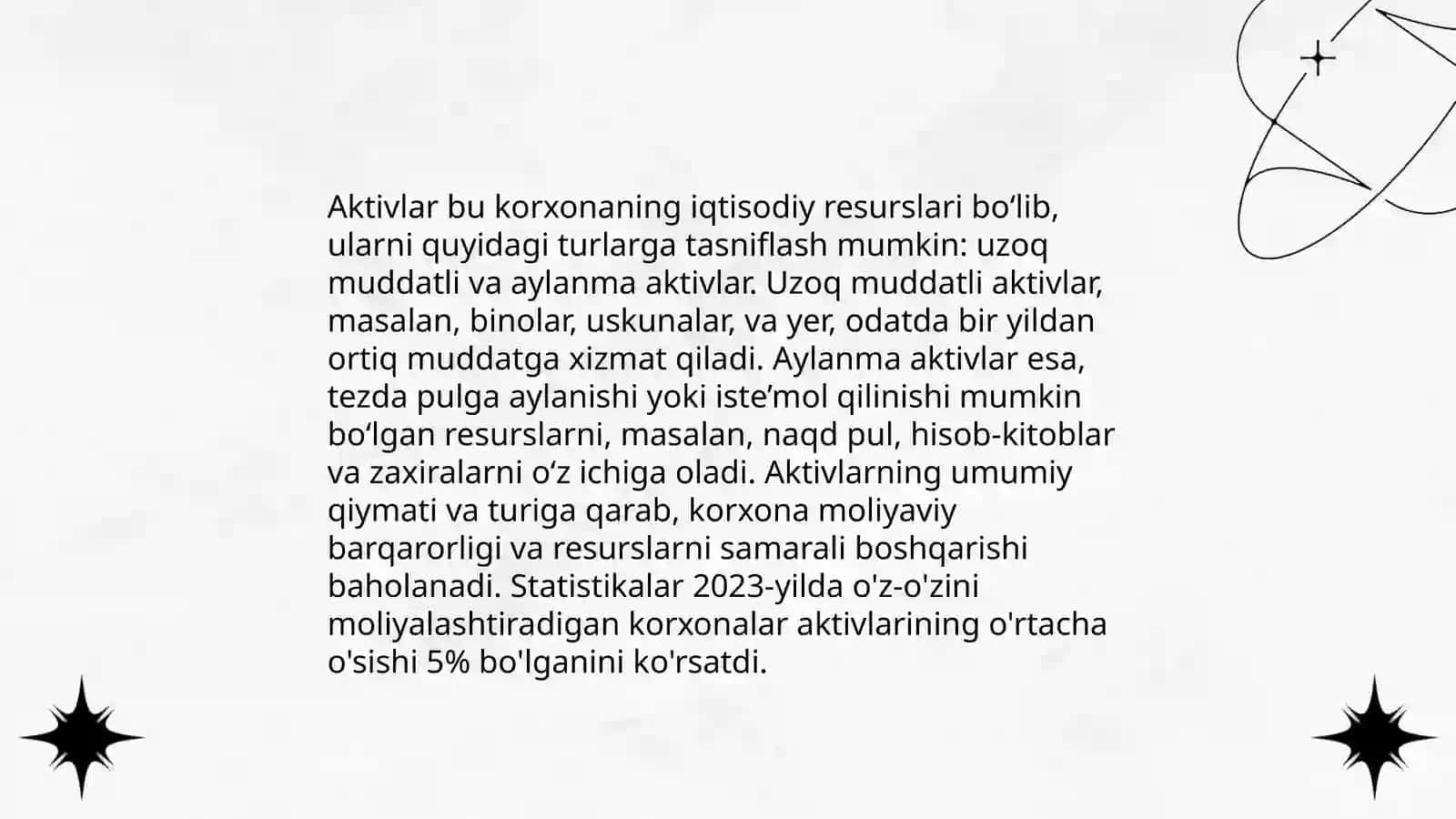 Bank aktivlarining tartibi va ularni balansda joylashishi 4