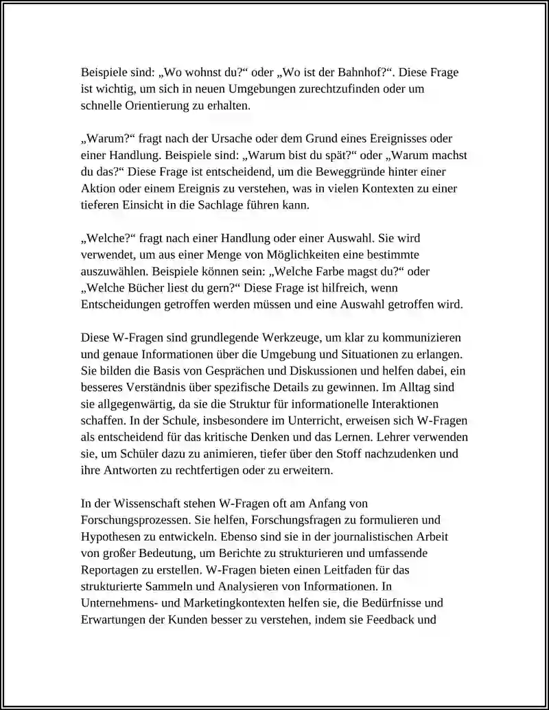 W-FRAGE 4