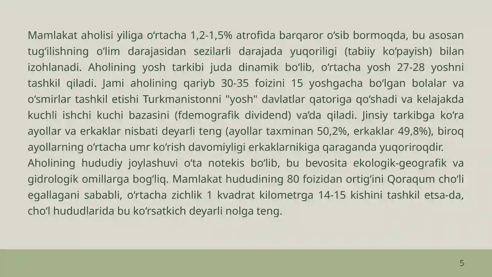 Turkmaniston aholisi 4