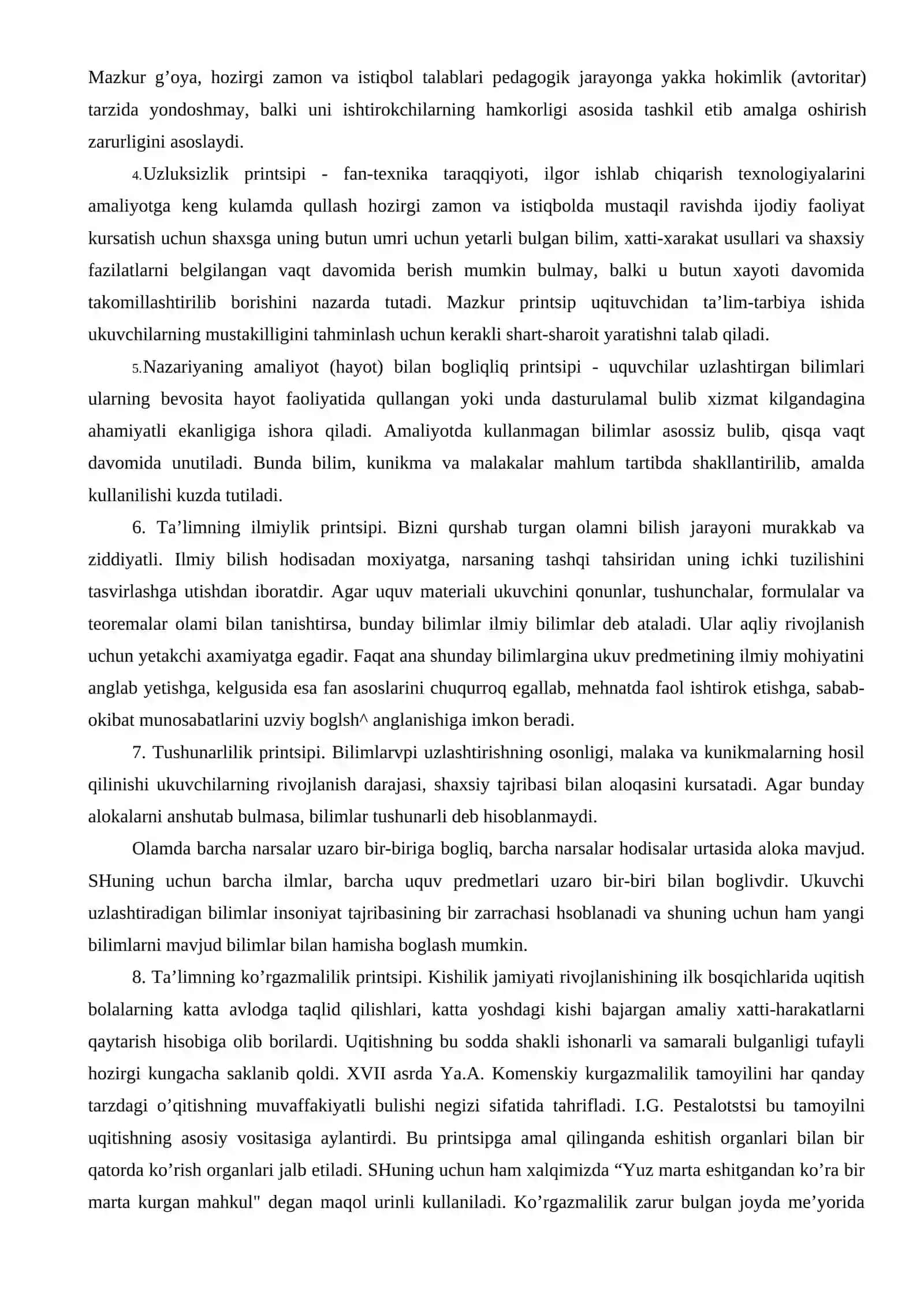 Kasbiy ta’limning qonunyatlari va tamoyillari 4