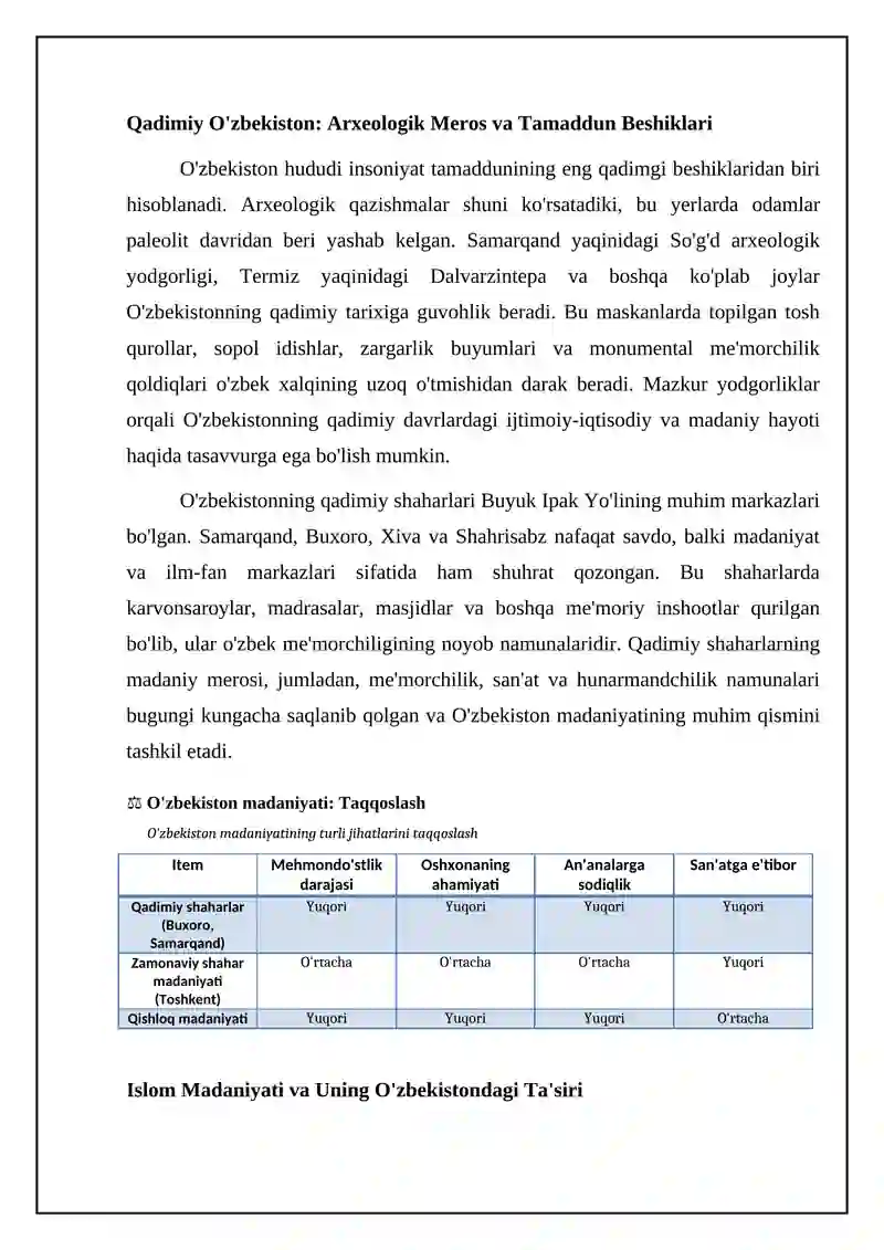 O'zbekiston madaniyati 4