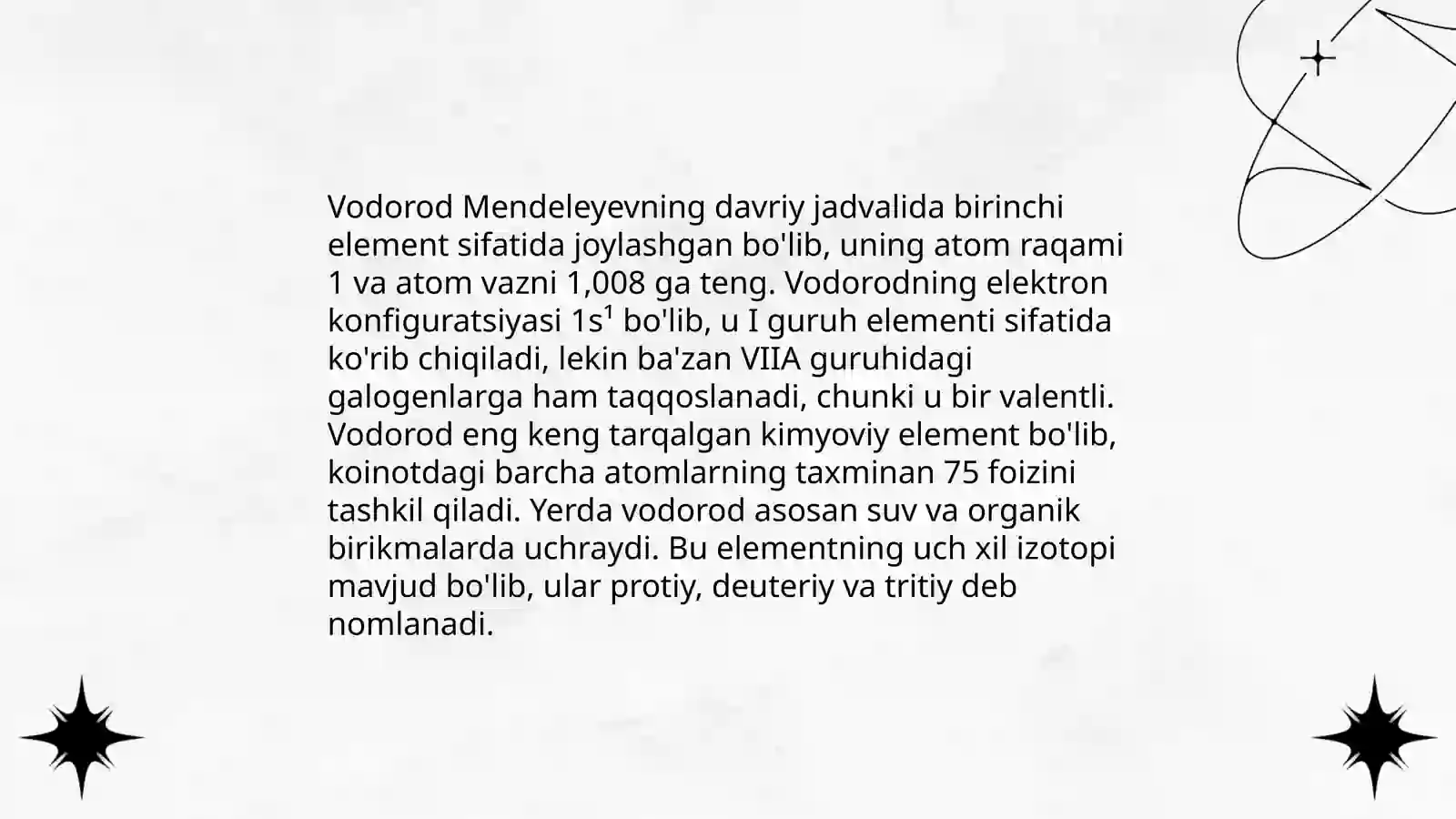 Davriy sistemaning 1A guruh elementlari 4