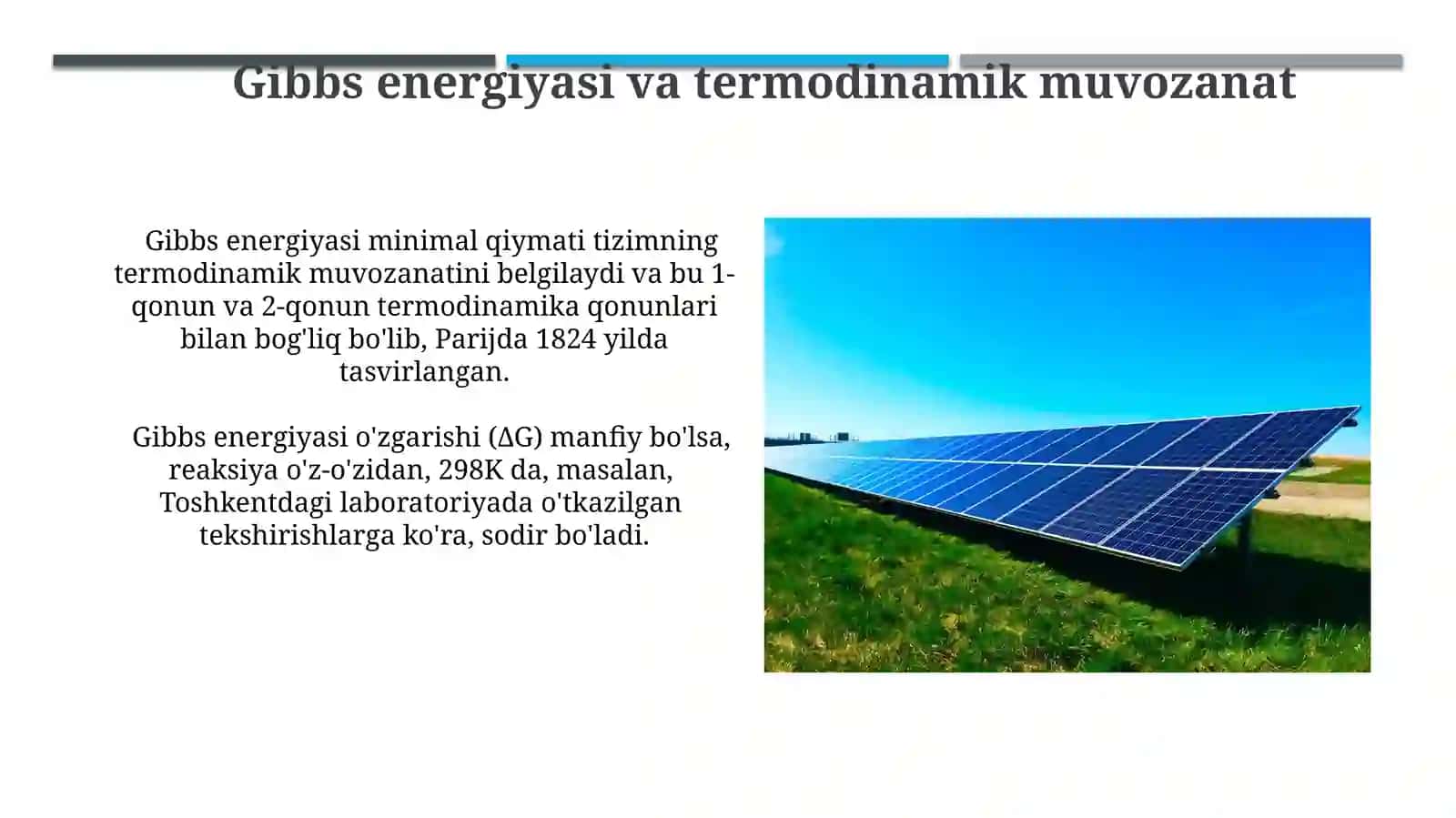 Gibbs va Gelmgols energiyalari 4