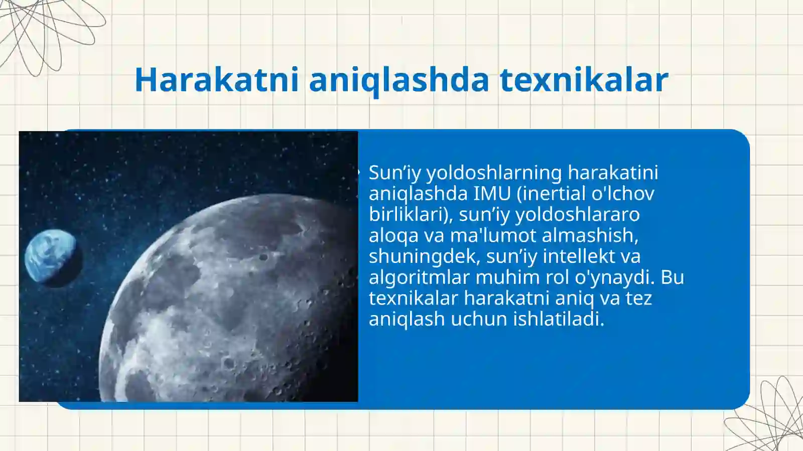 Sun’iy yoldoshlarning yer sirtiga nisbatan harakati 4