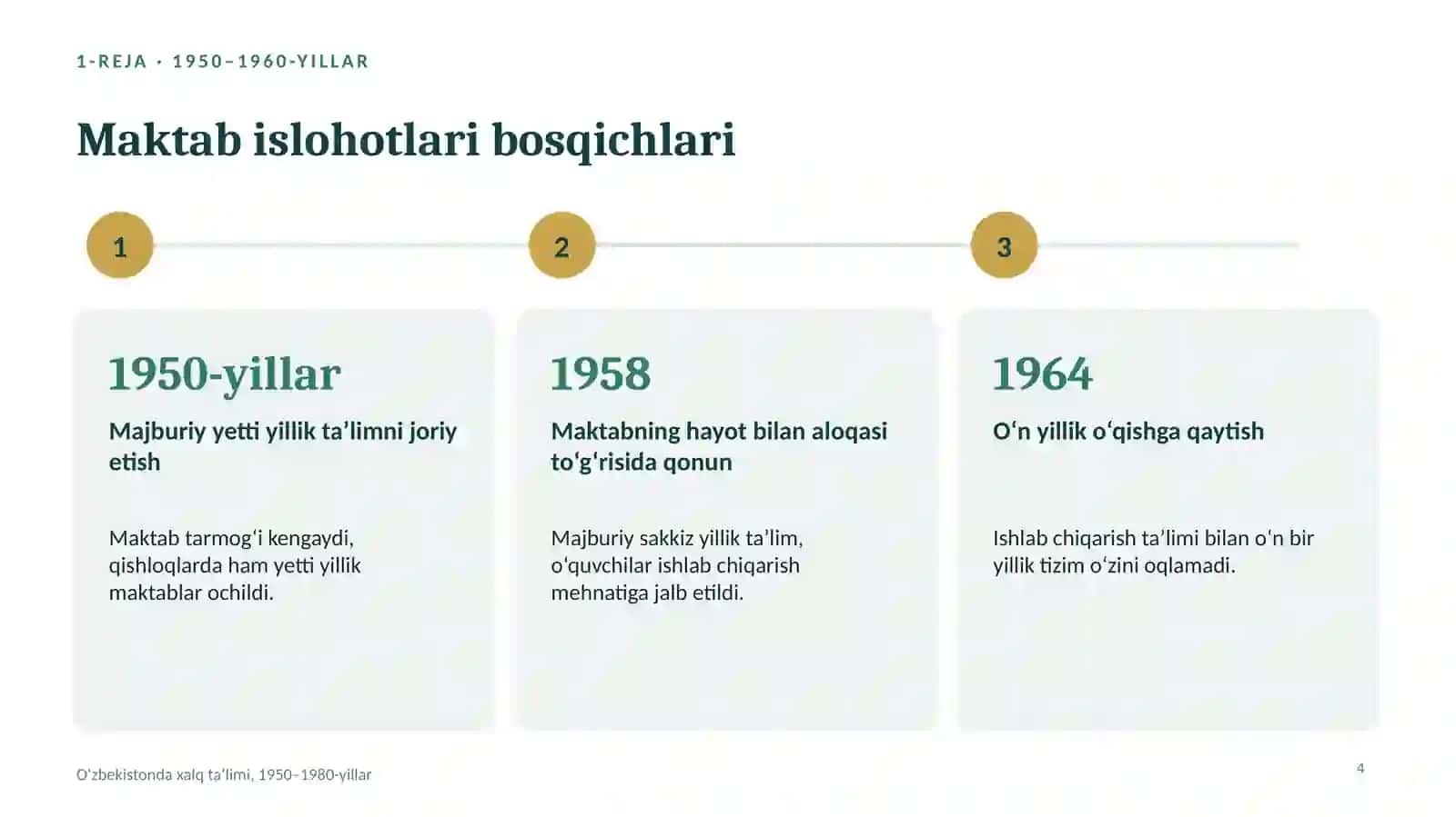 1950–1980-yillarda O‘zbekistonda xalq ta’limi 4