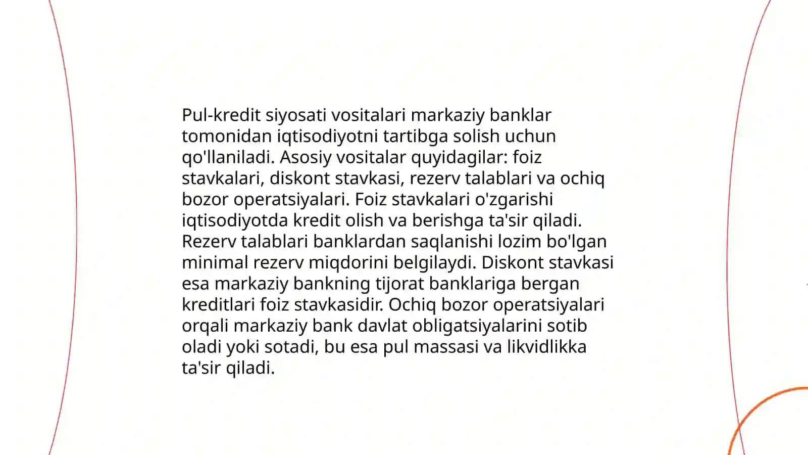 Markaziy bankning funksiyalari 4