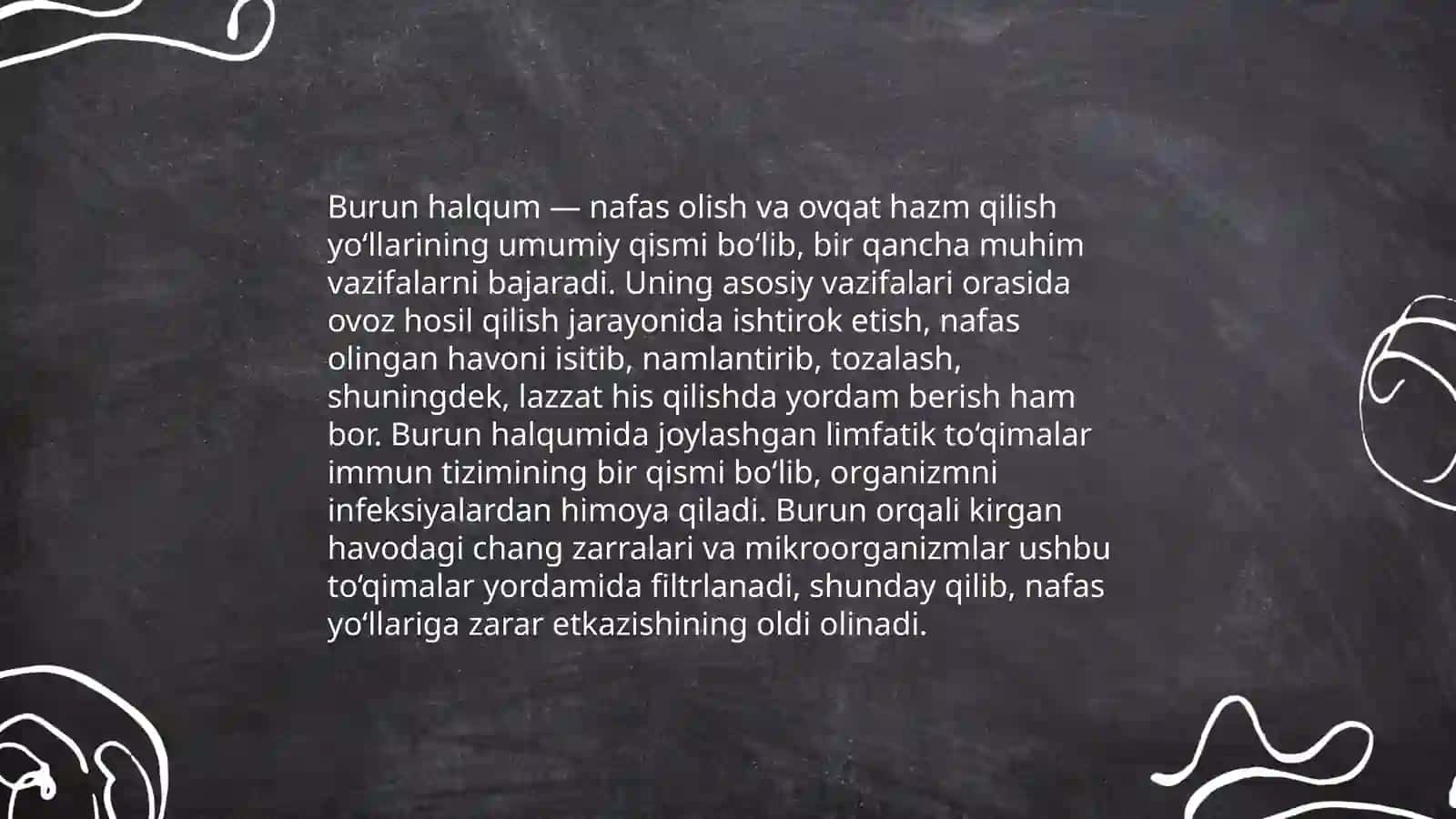Burun halqum va hiqildoqning anatomik va fiziologik xususiyatlari 4