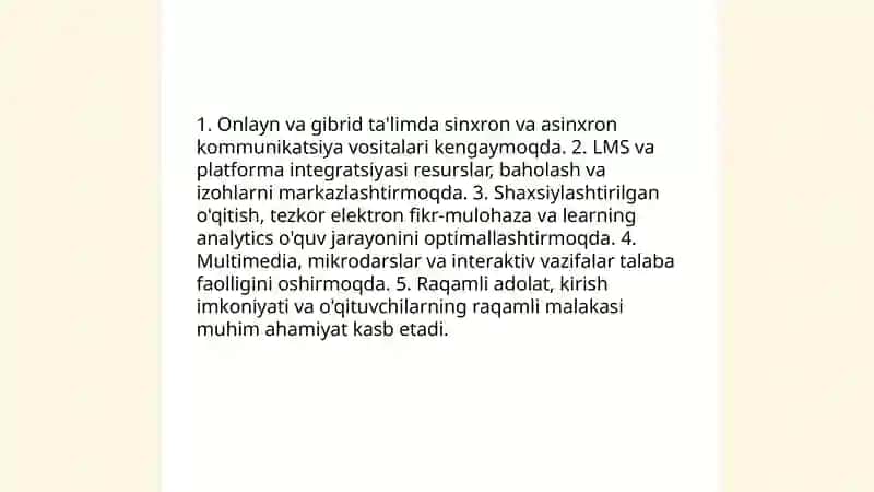 Akademik va professional mulogotning zamonaviy tendentsiyalarini tadqiq 4