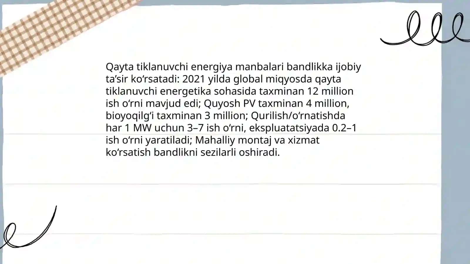 Yashil energetikani rivojlantirish va uning iqsodiyodga tasiri 4
