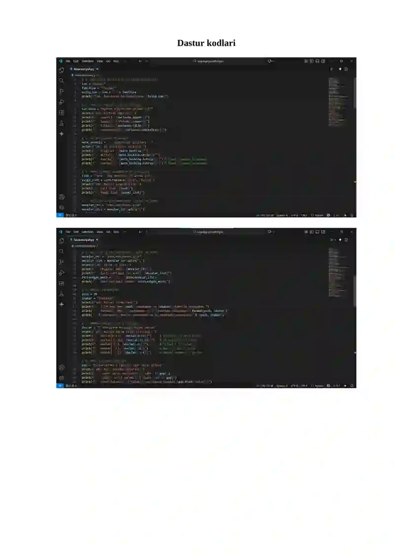 Python dasturida matnlar (string) bilan ishlash 4