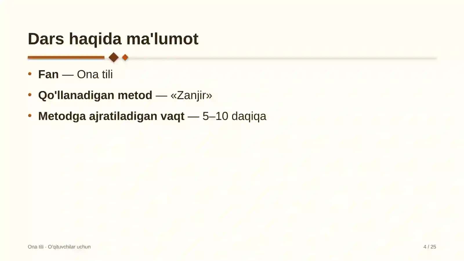 ona tili darslarida zanjir metodidan foydalanish 1122 4