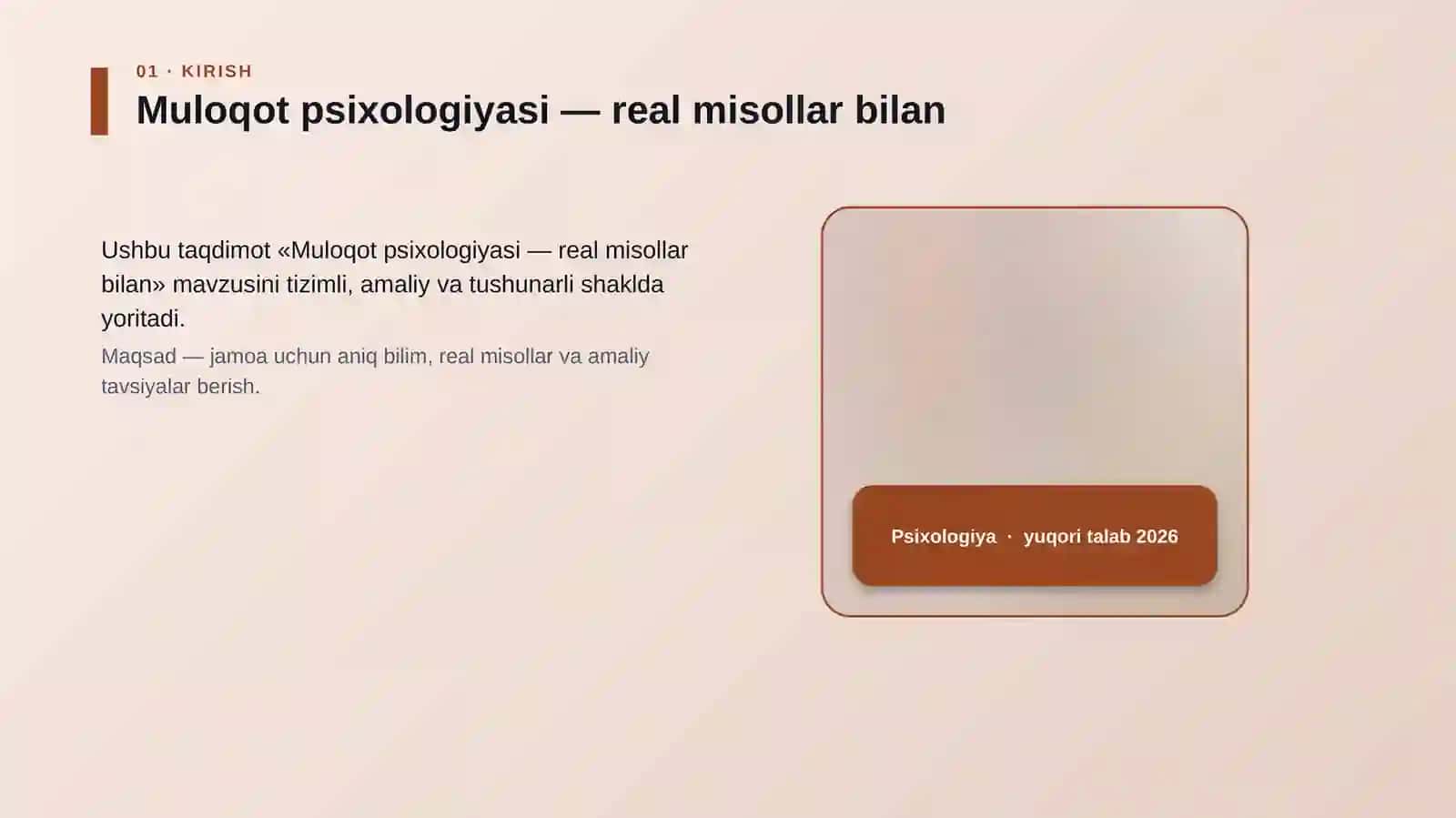 Muloqot psixologiyasi — real misollar bilan 4