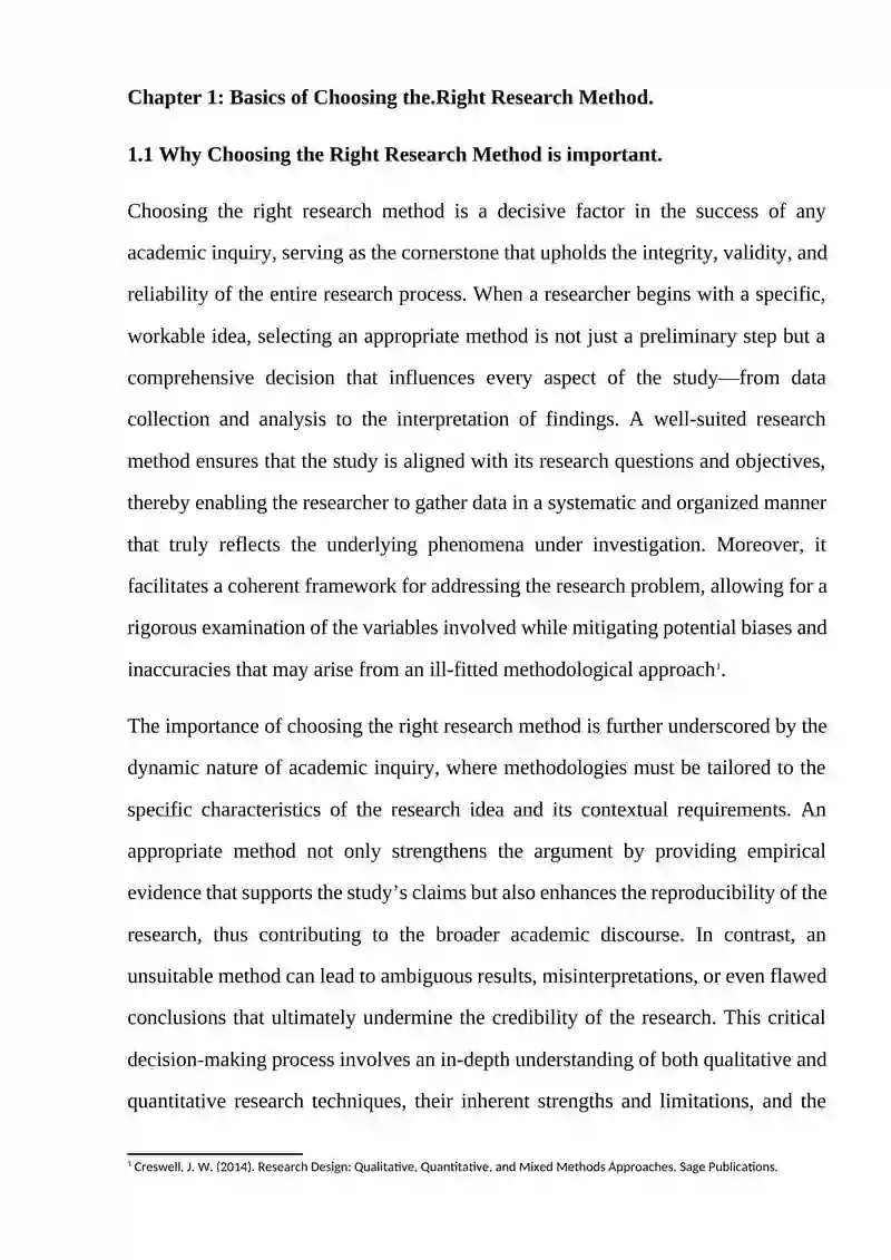 Selecting the Right Research Methodology 4