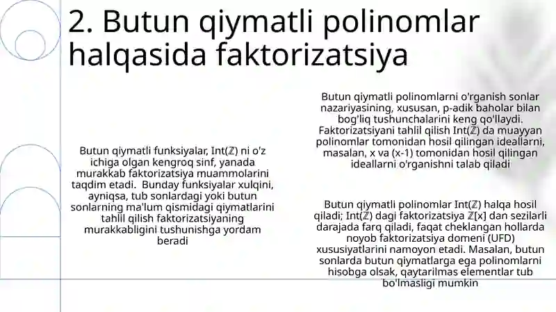 Butun qiymatli funksiyalar 4