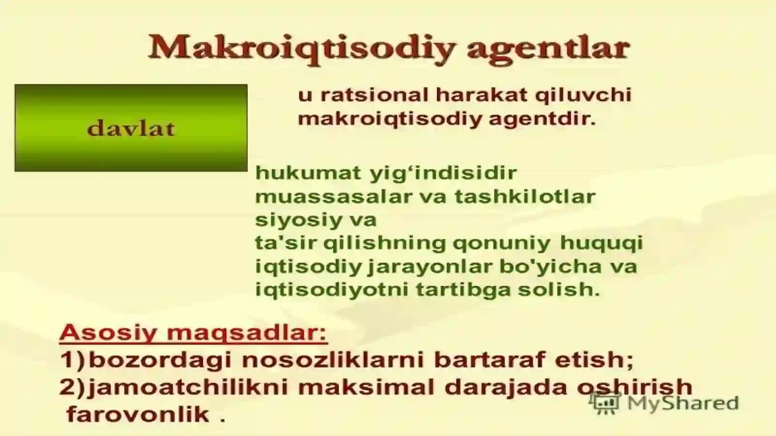 Makroiqtisodiy beqarorlik va iqtisodiyoti 4