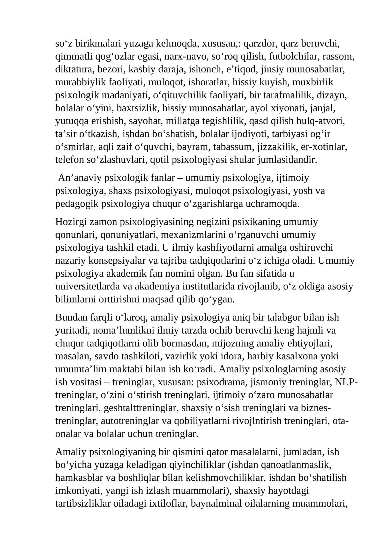 eksperimental psixologiyaning hozirgi davrdagi holati 4