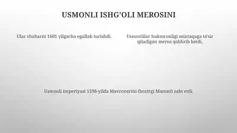 Usmonli Imperiyasi 4