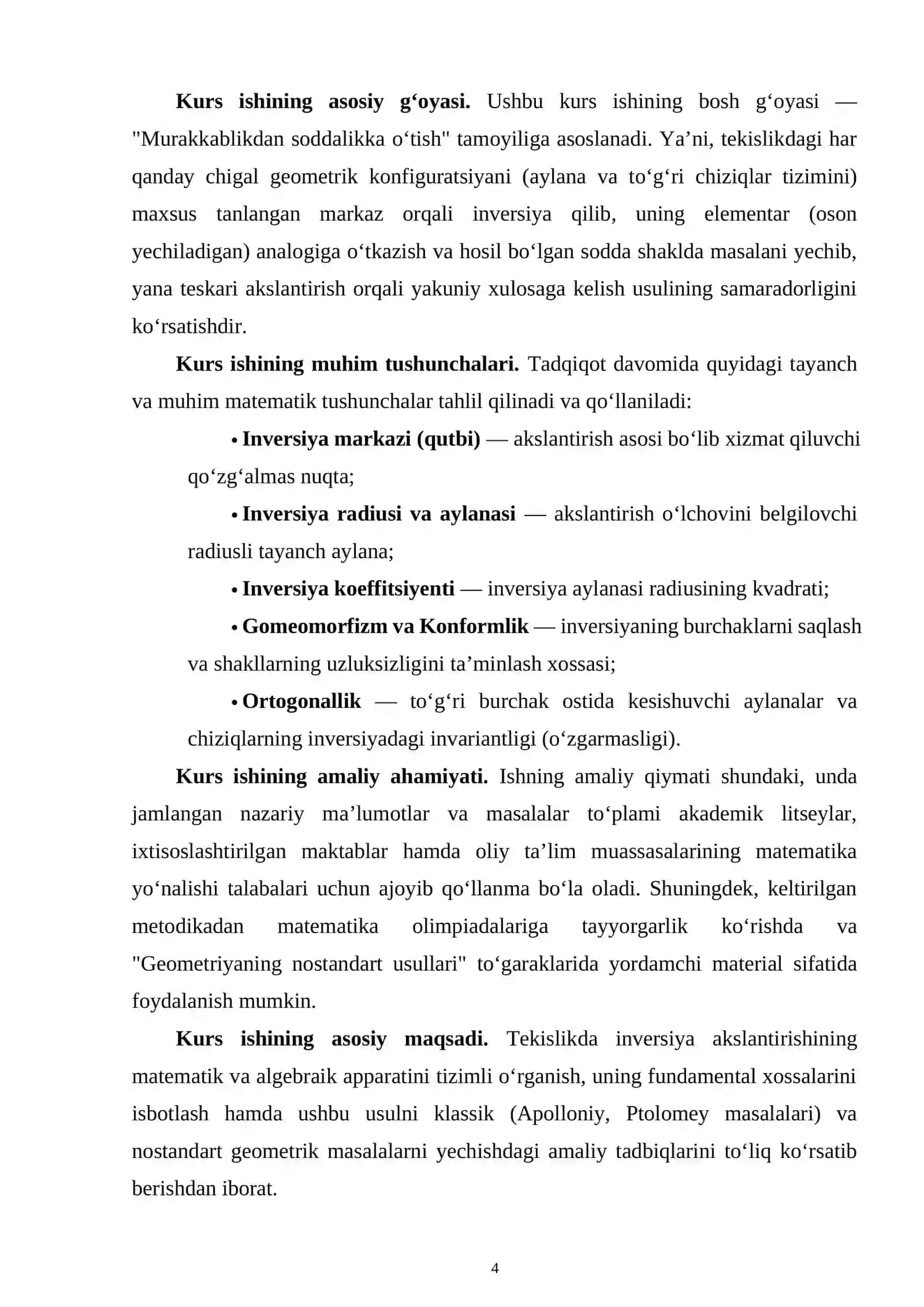 INVERSIYA VA UNING TADBIQLARI 4