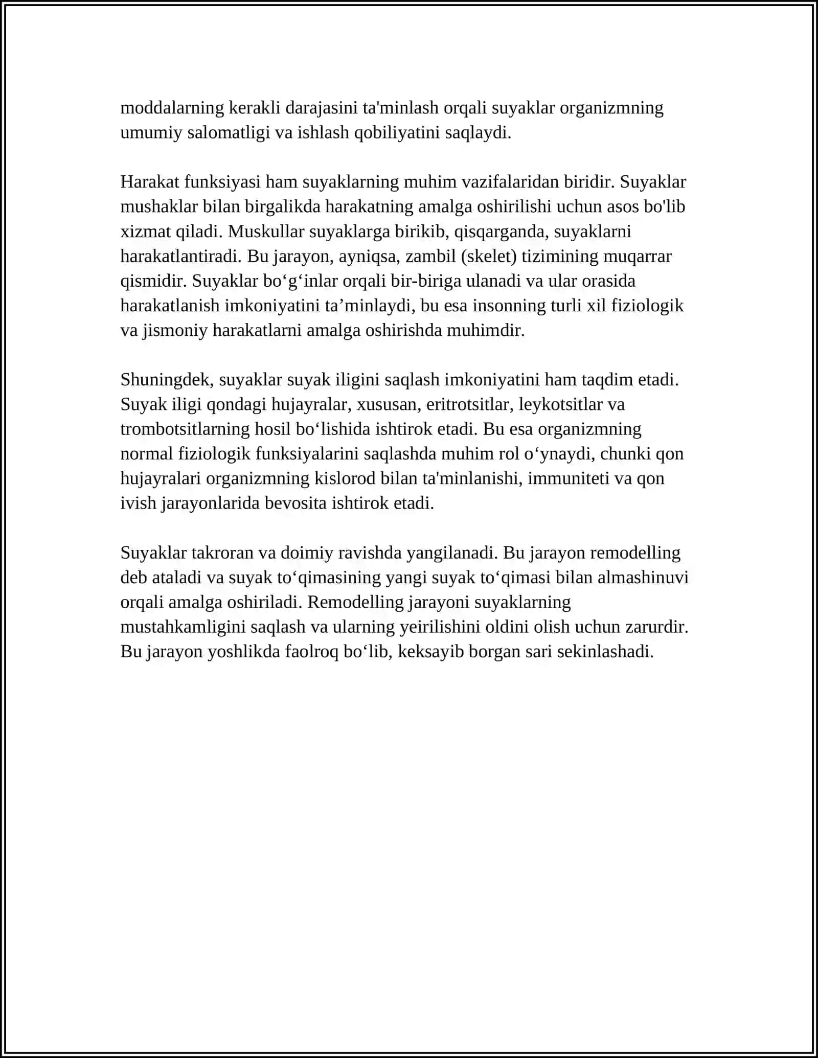 SUYAKLAR HAQIDA TUSHUNCHA 4
