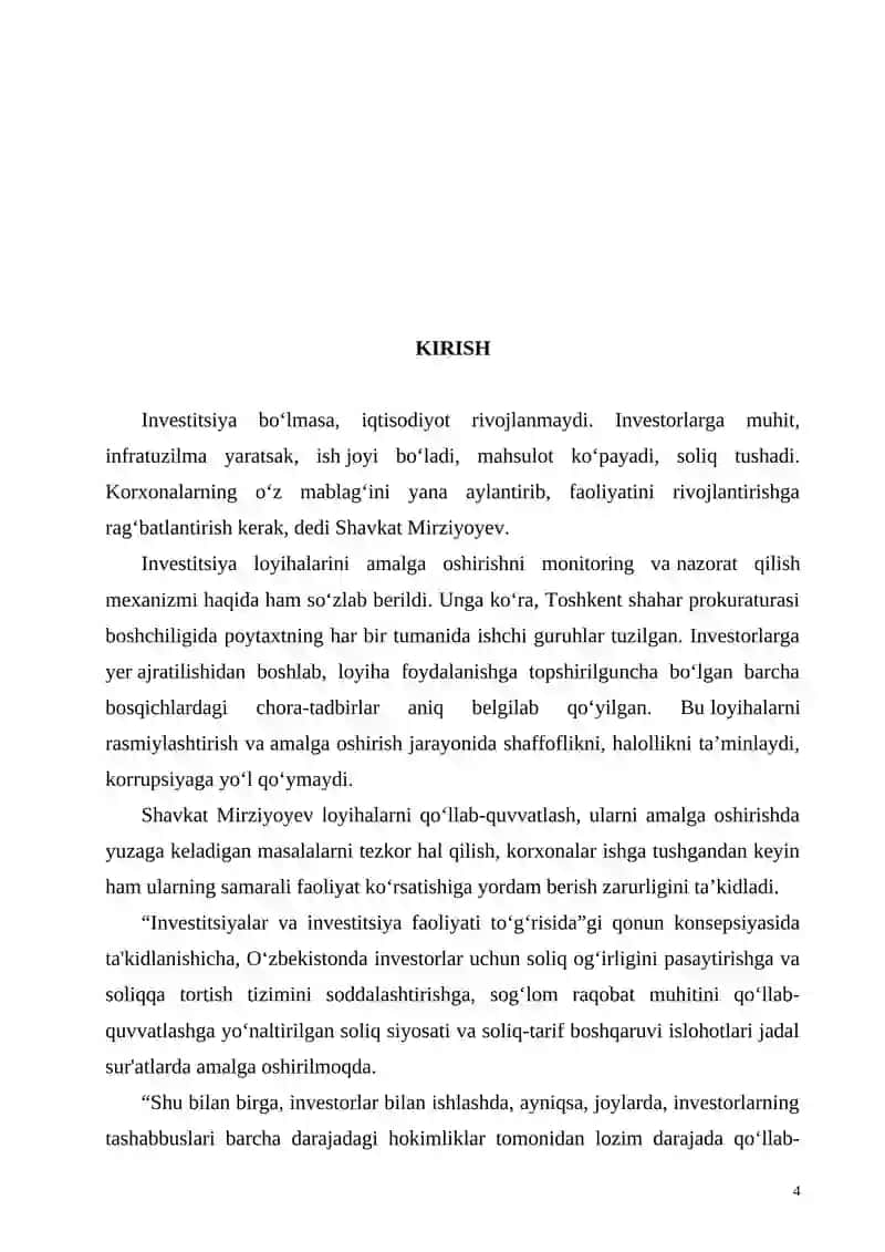 INVESTITSIYANING MOHIYATI MANBALARI VA SHAKLLARI 4