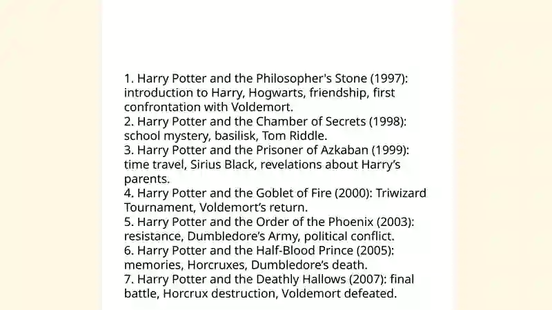 About Harry Potter 4