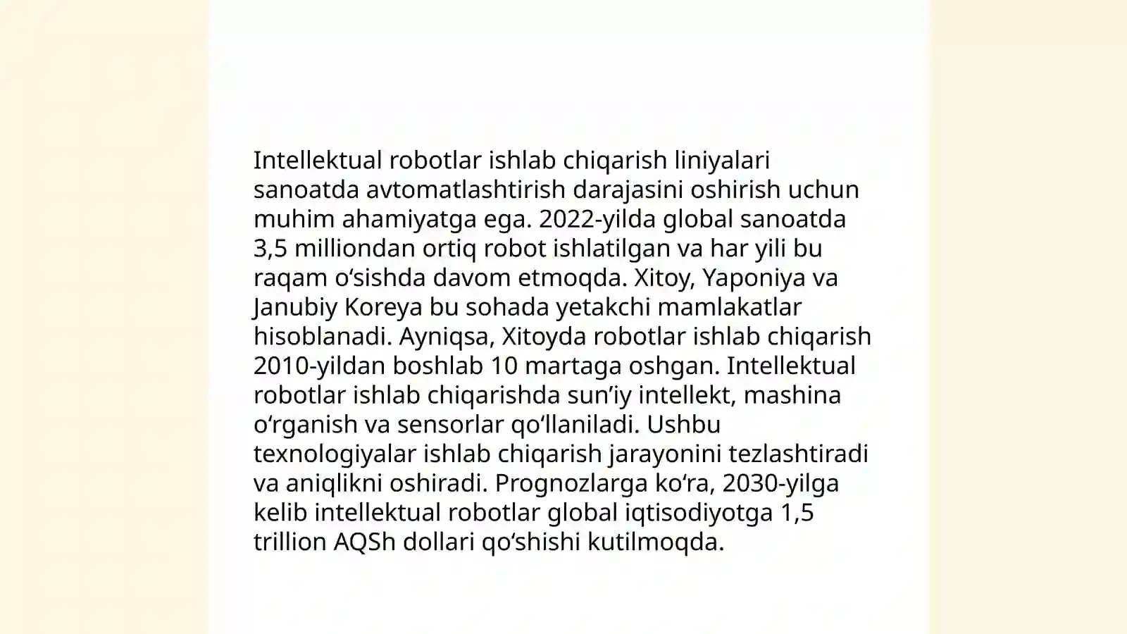 Intellektual robotlar 4
