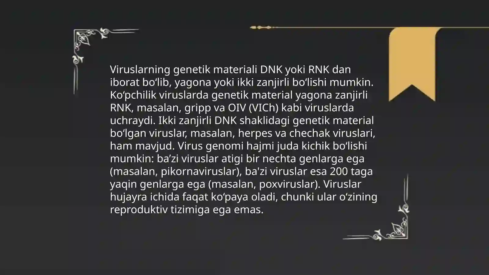 Viruslarning tuzilishi, tarqalishi, sistematikasi va ahamiyati 4