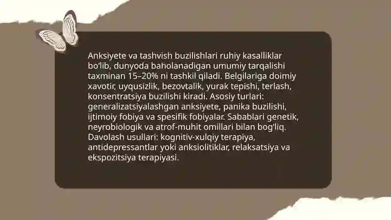 Psixologik muammolar 4