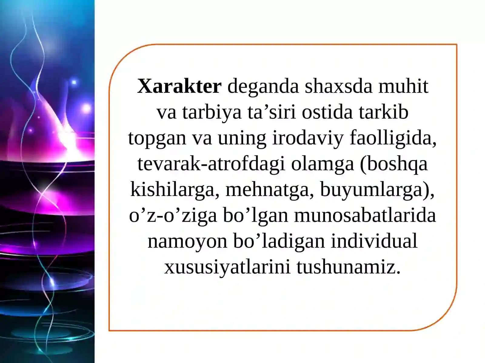 XARAKTER 4
