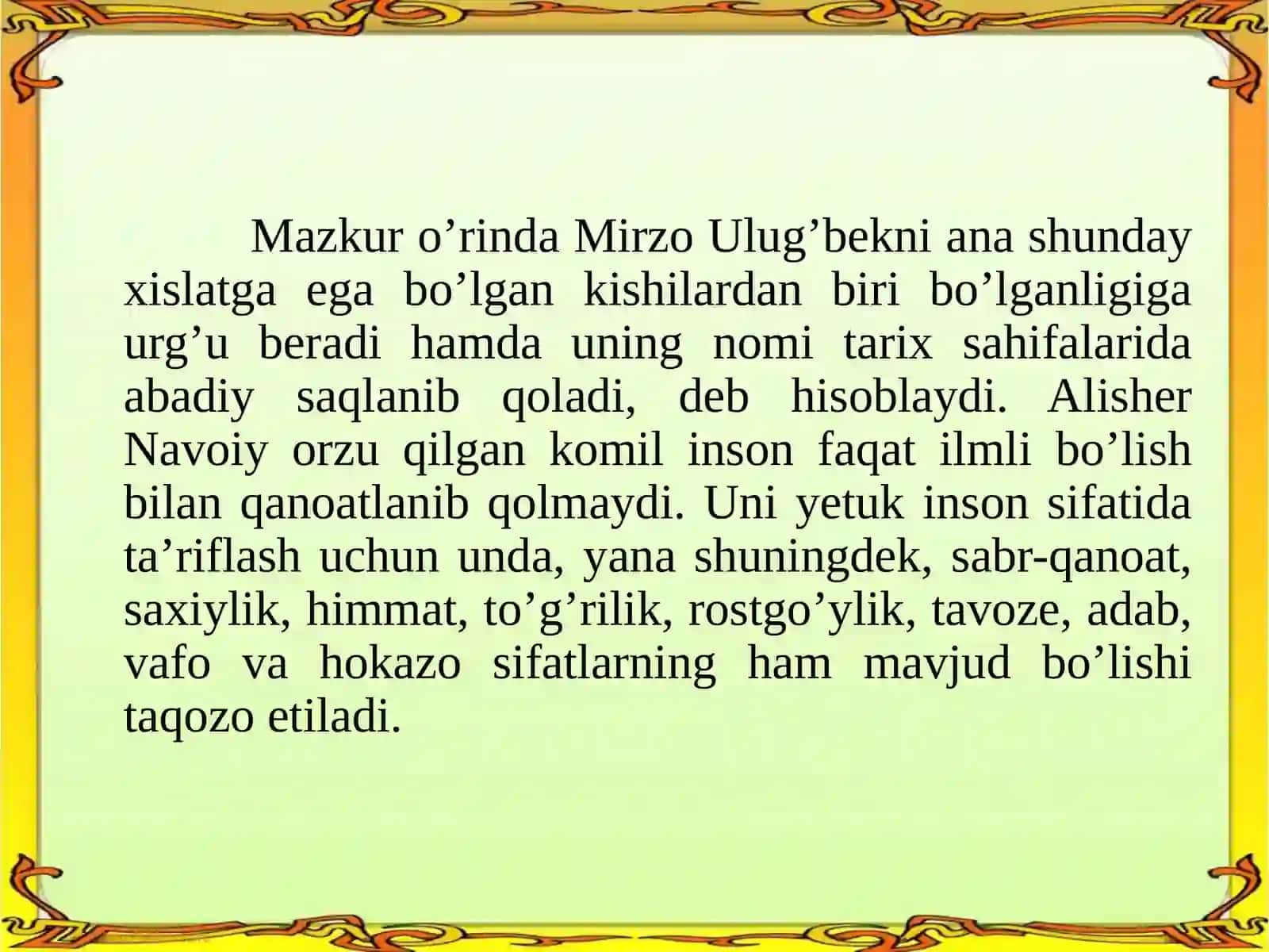 Alisher Navoiyning ta’limiy-axloqiy qarashlari 4