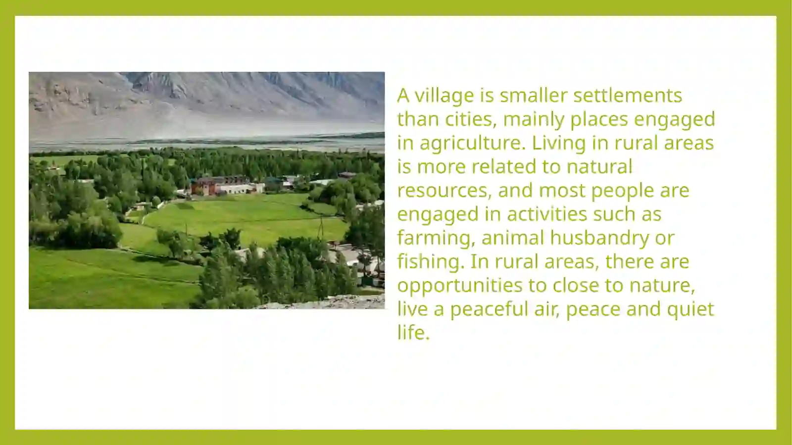 CITY & Village PLAN 4