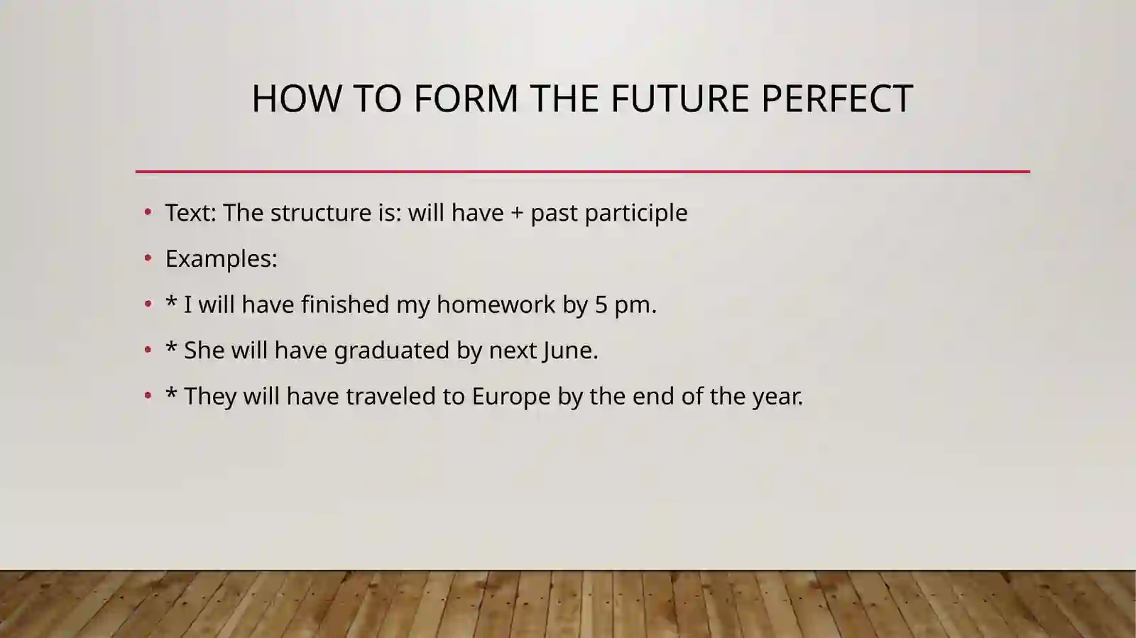 Future Perfect:Looking Back from the Future! 4