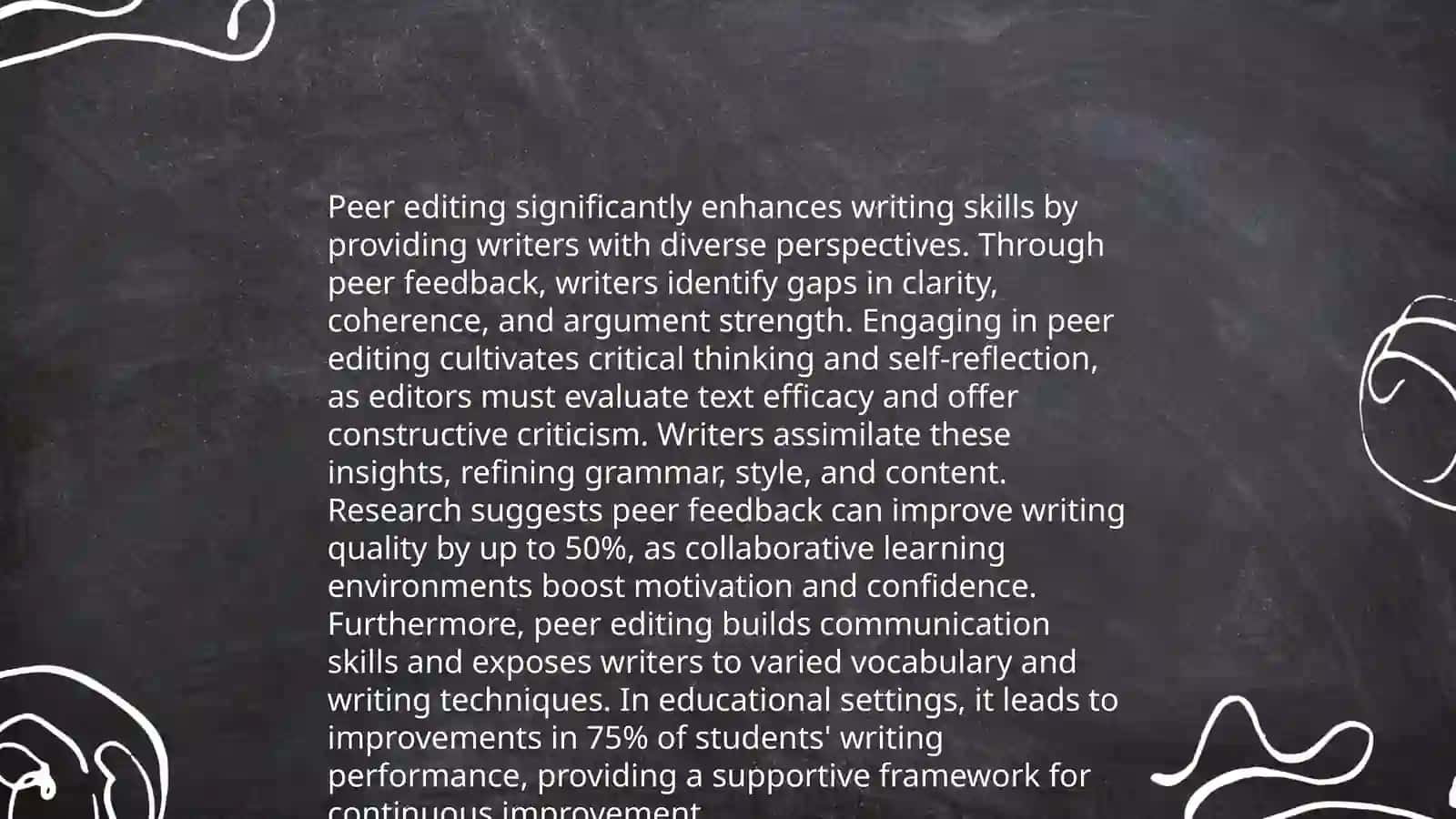 Peer editing 4